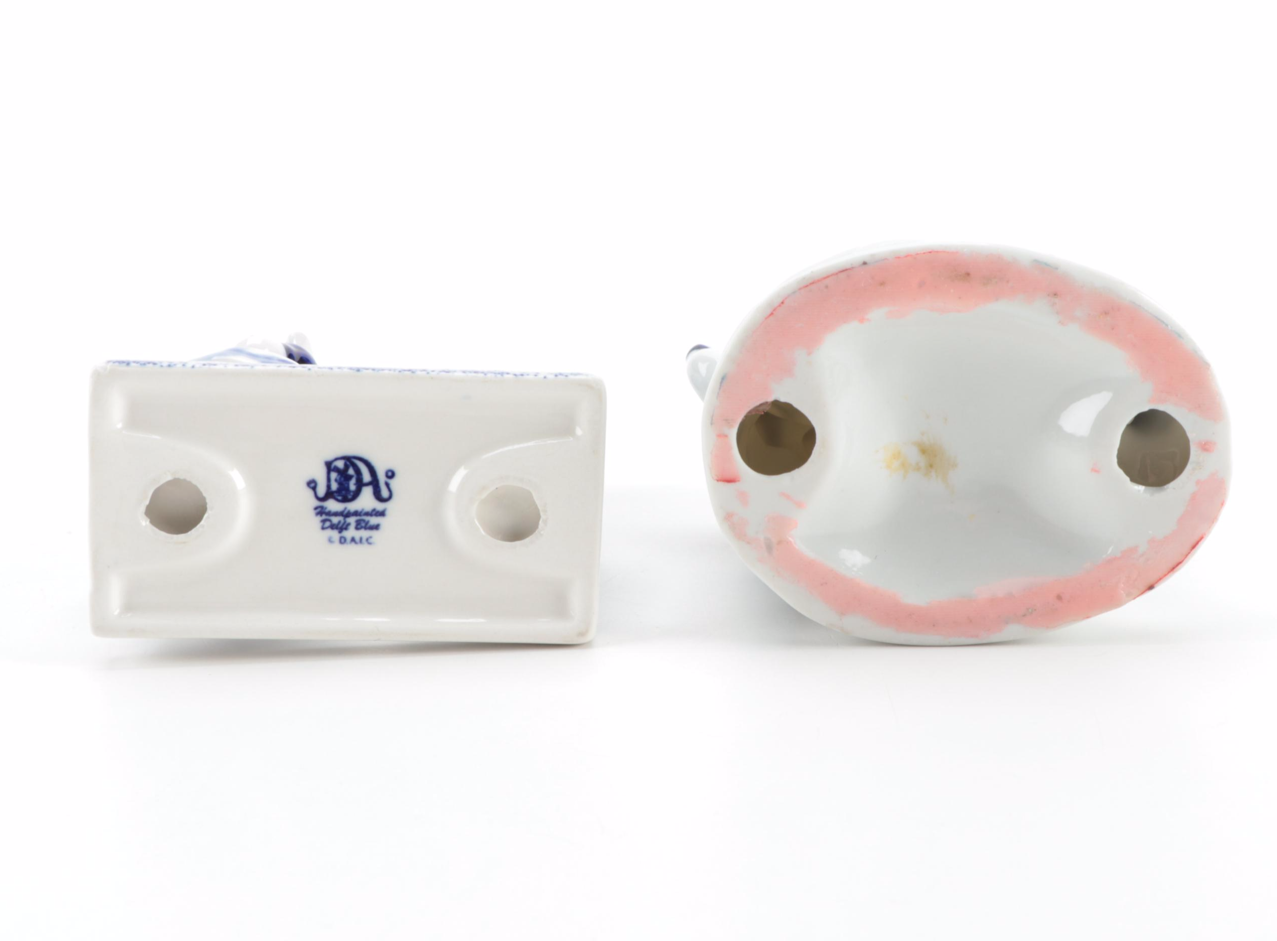 Blue Onion Style and Other Blue and White Porcelain Tableware, 20th Century