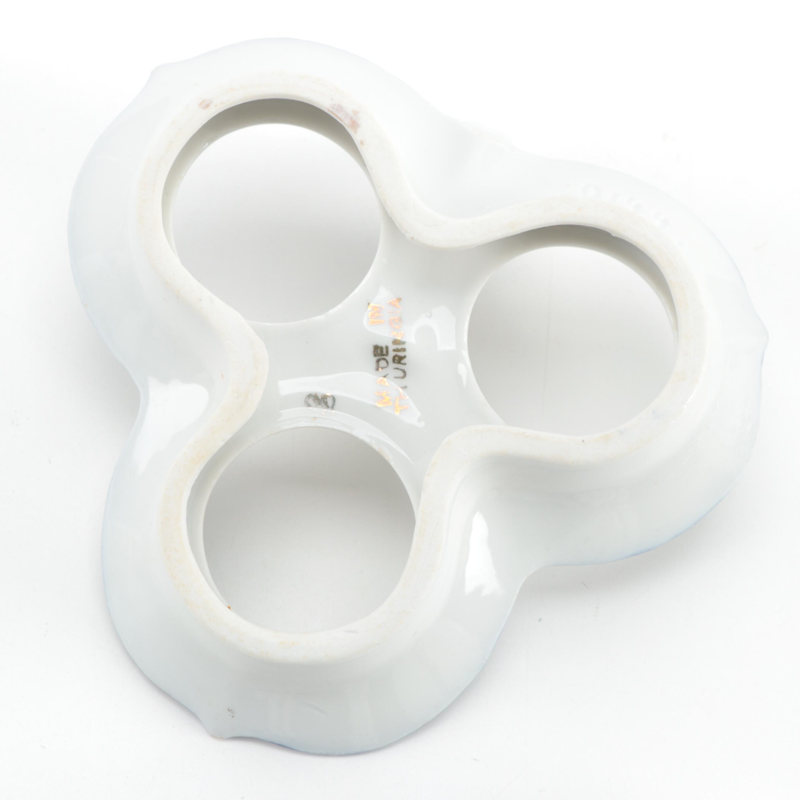 Blue Onion Style and Other Blue and White Porcelain Tableware, 20th Century