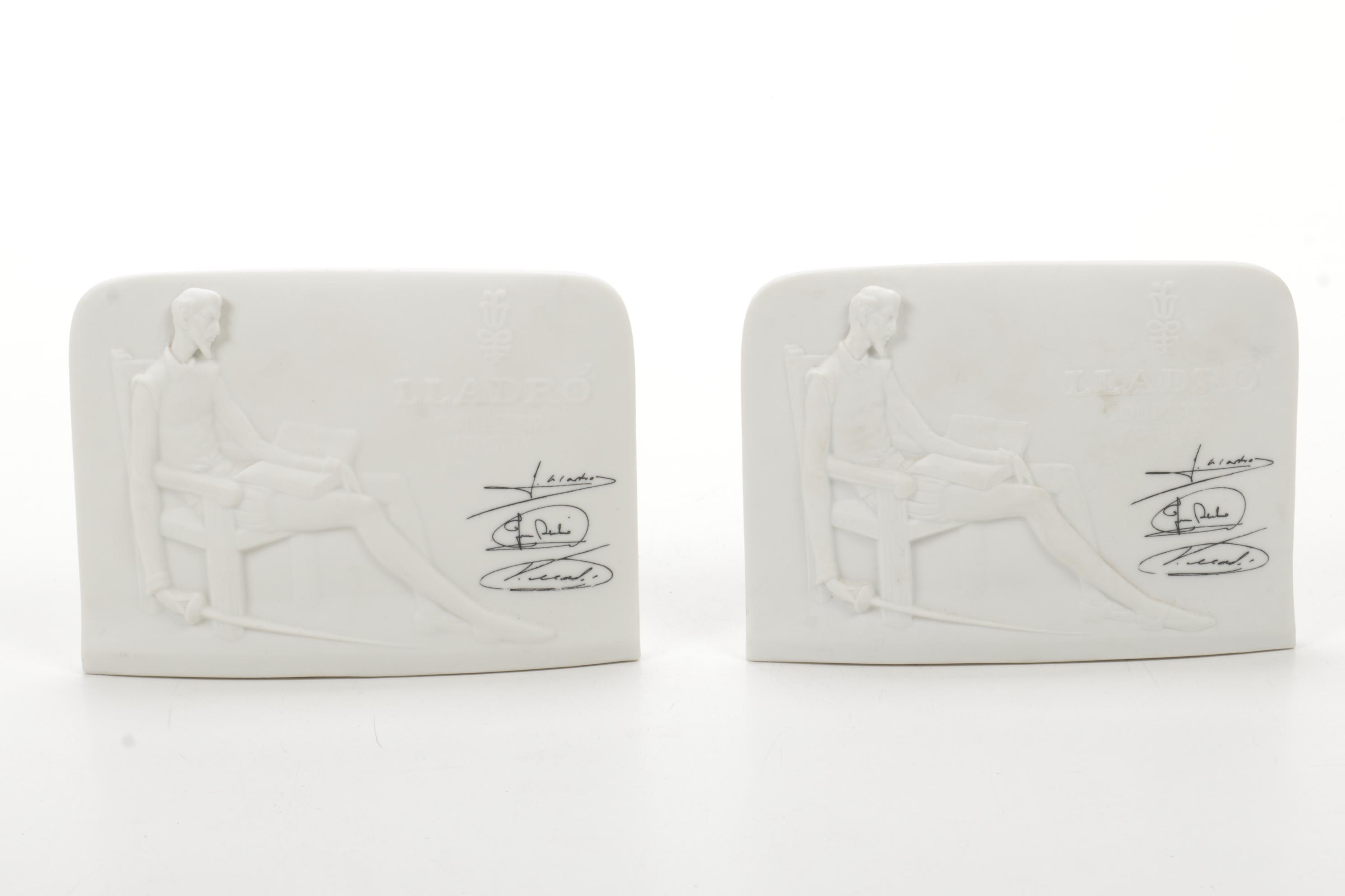 Lladró Collection Society Plaques and Bell with Goebel "Barnyard Hero" Figurine