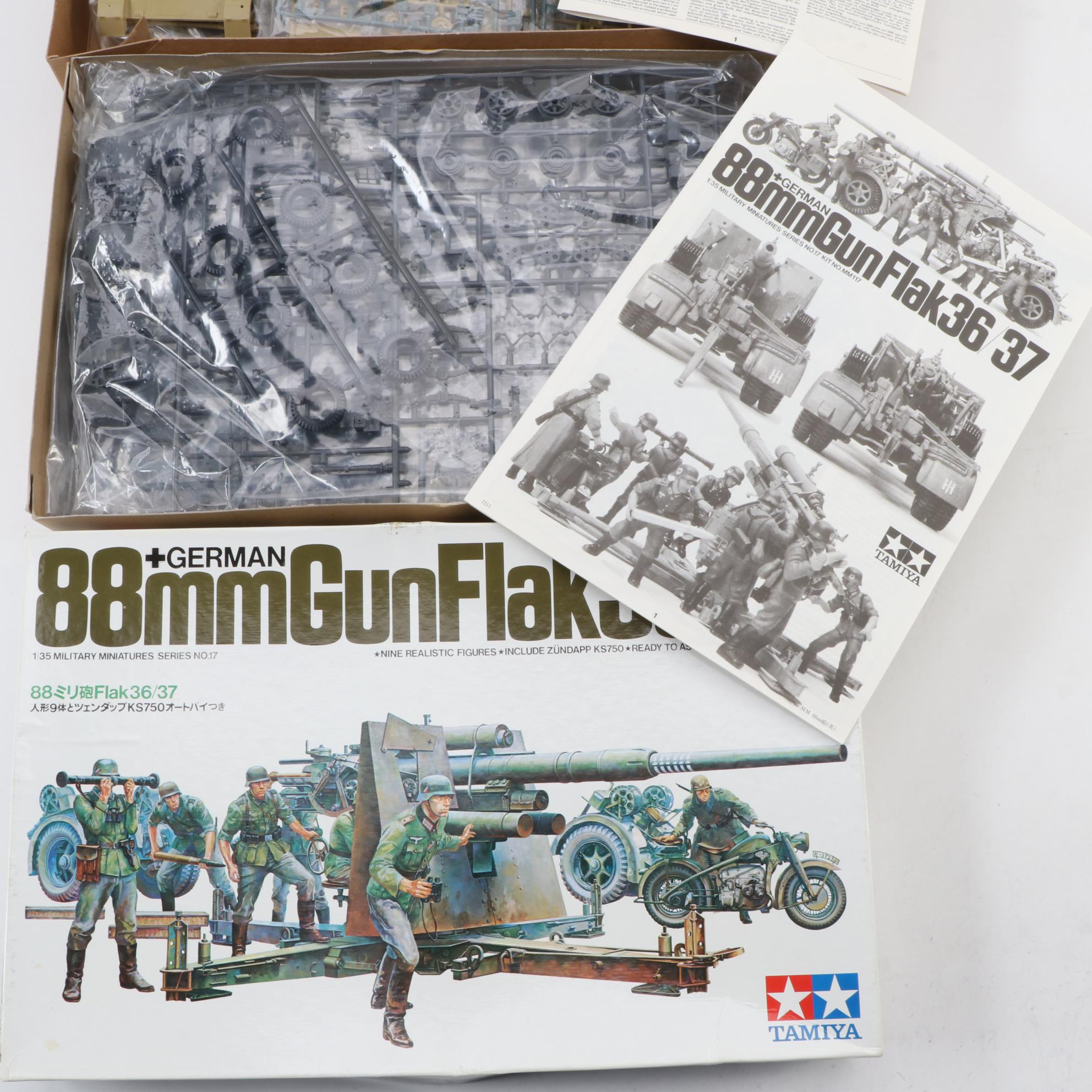 Tamiya Unassembled WWII German Military Vehicle Model Kits