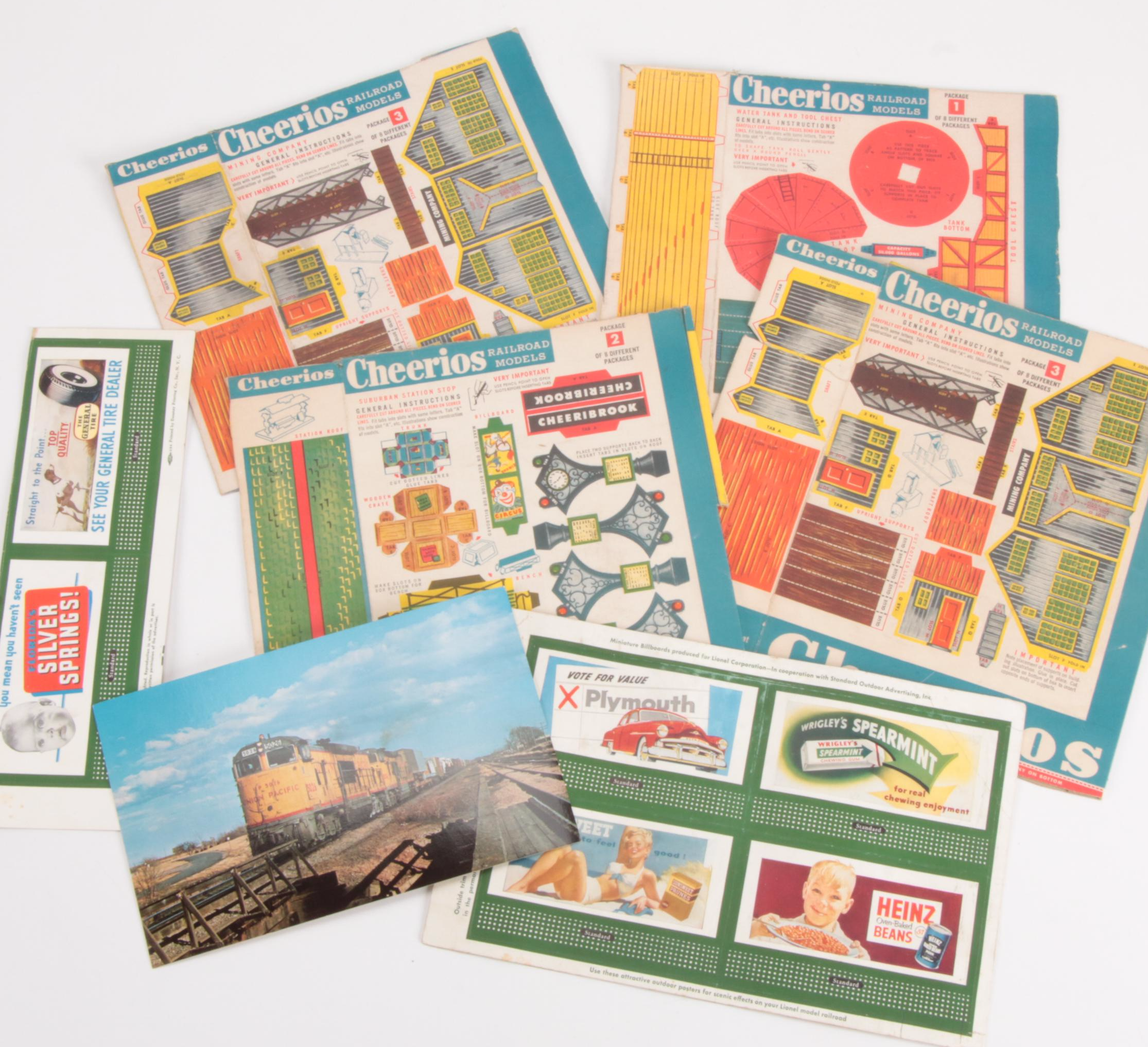 Lionel O Gauge Track and Power Track Switch, Mid-20th Century