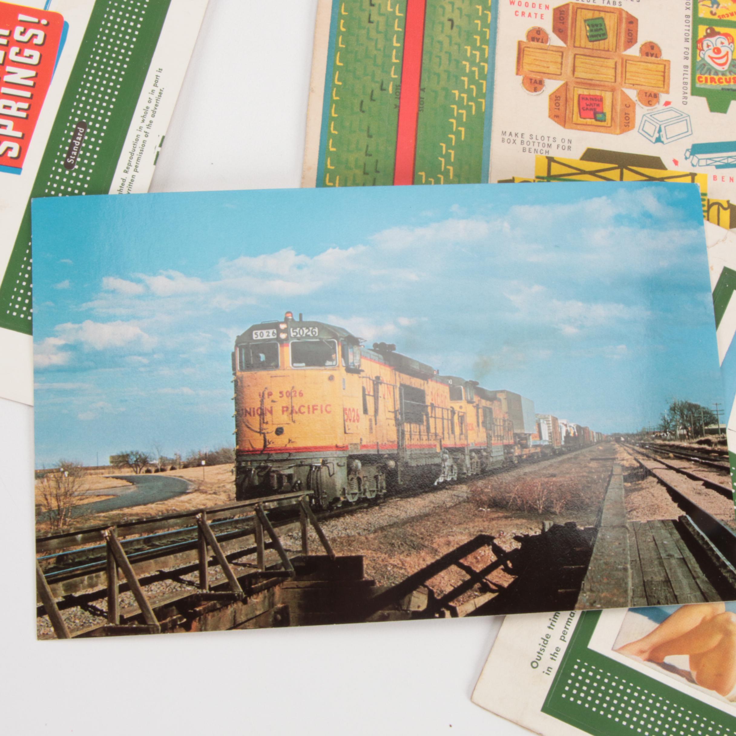 Lionel O Gauge Track and Power Track Switch, Mid-20th Century