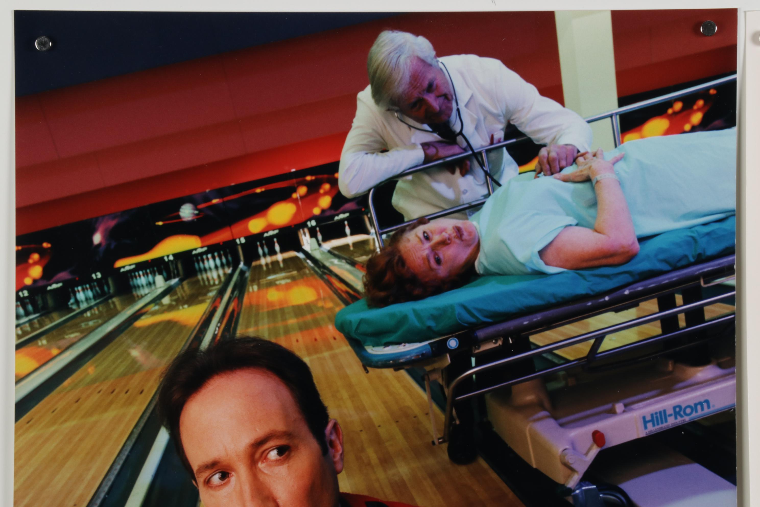 Photographs after George Lange "William Wegman" and "Mark Leyner," circa 1990