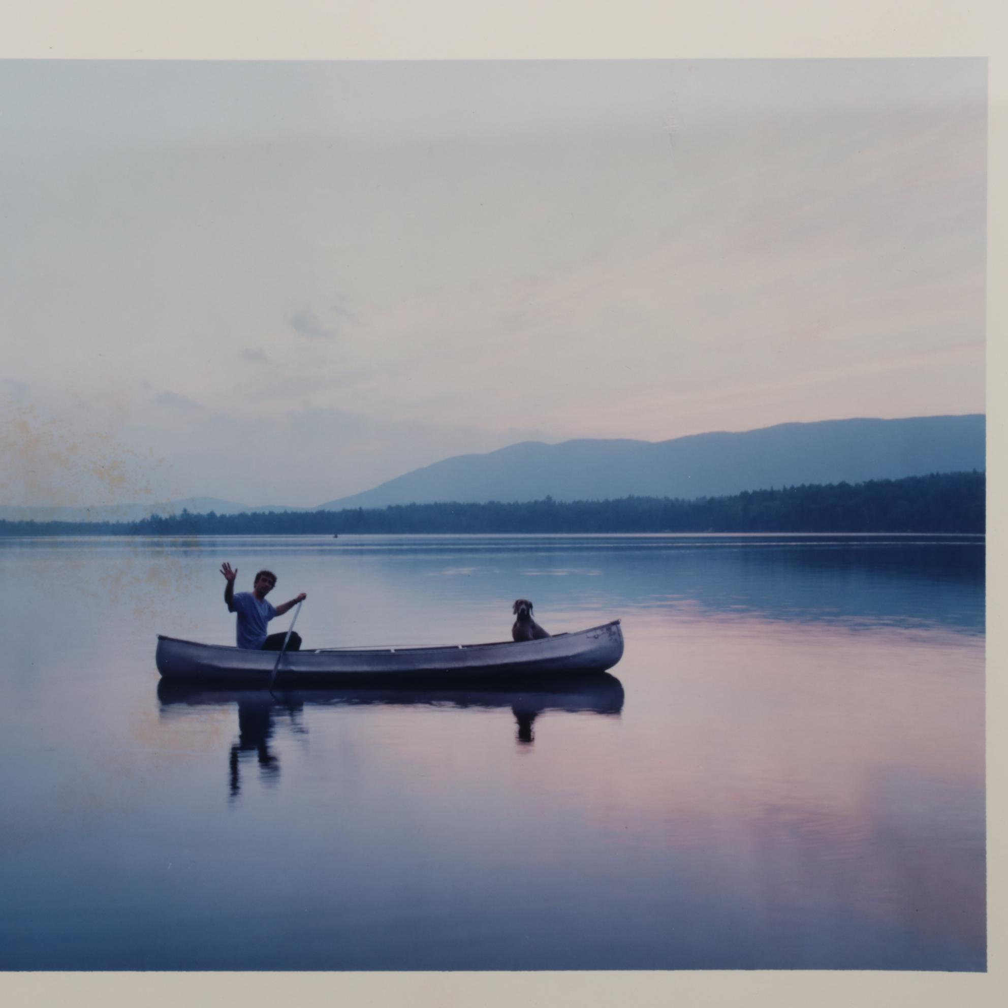 Photographs after George Lange "William Wegman" and "Mark Leyner," circa 1990