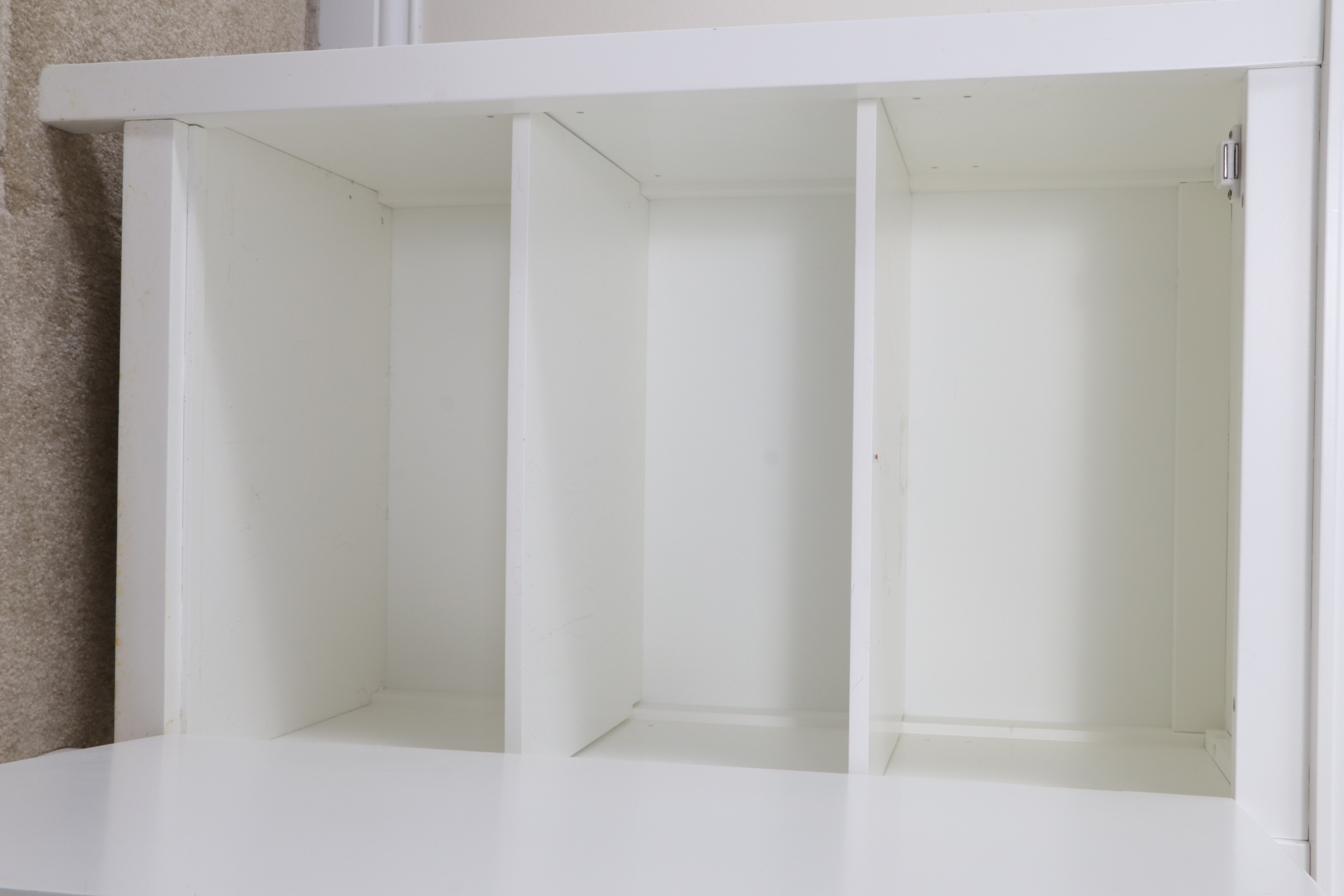 Pottery Barn White Linen Closet