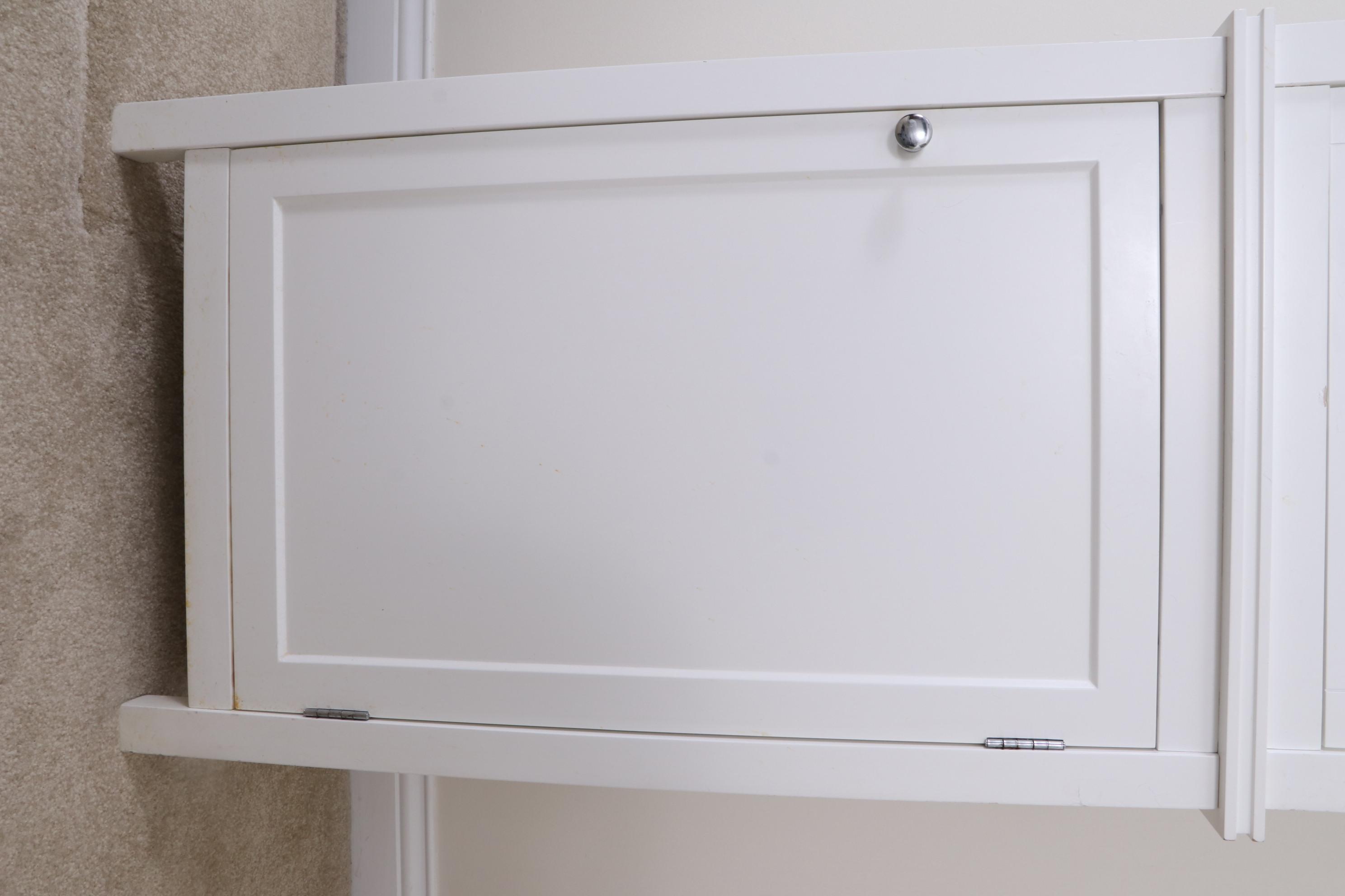 Pottery Barn White Linen Closet