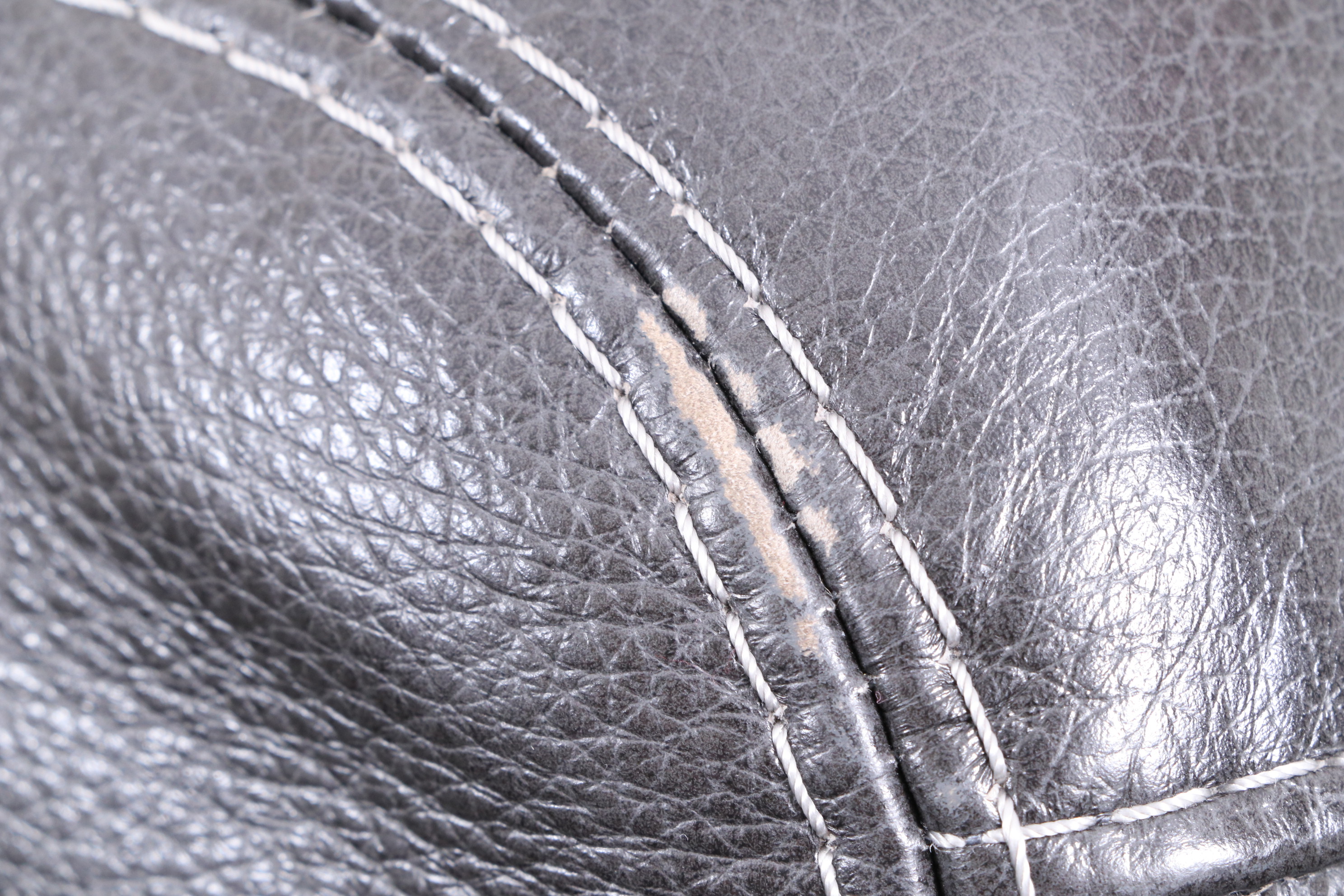 Jiaxing Motion Furniture Charcoal Gray Bonded Leather Reclining Lounge Chair