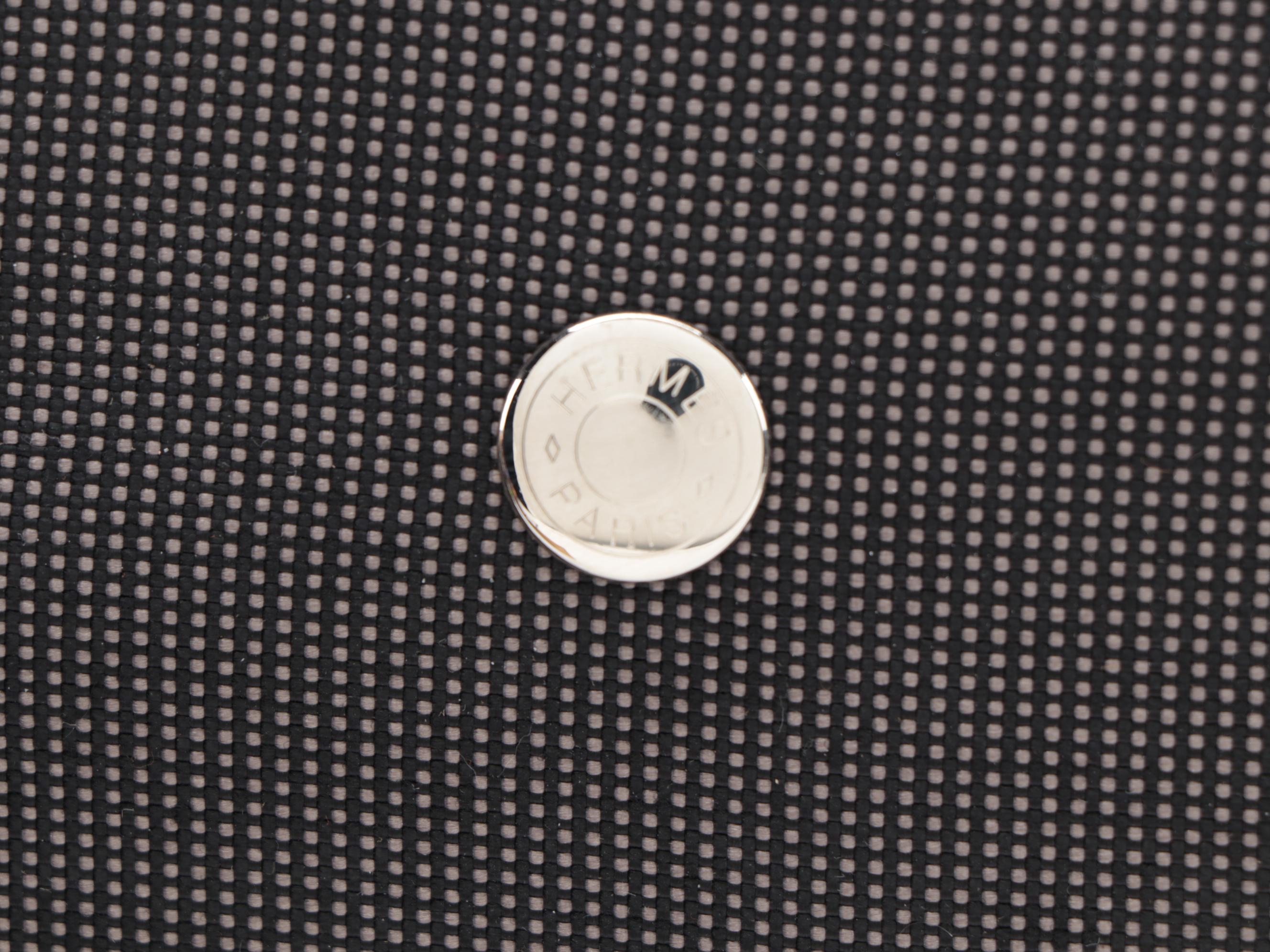 Hermès AIBO Carry Case in Cotton Canvas with Leather Trim