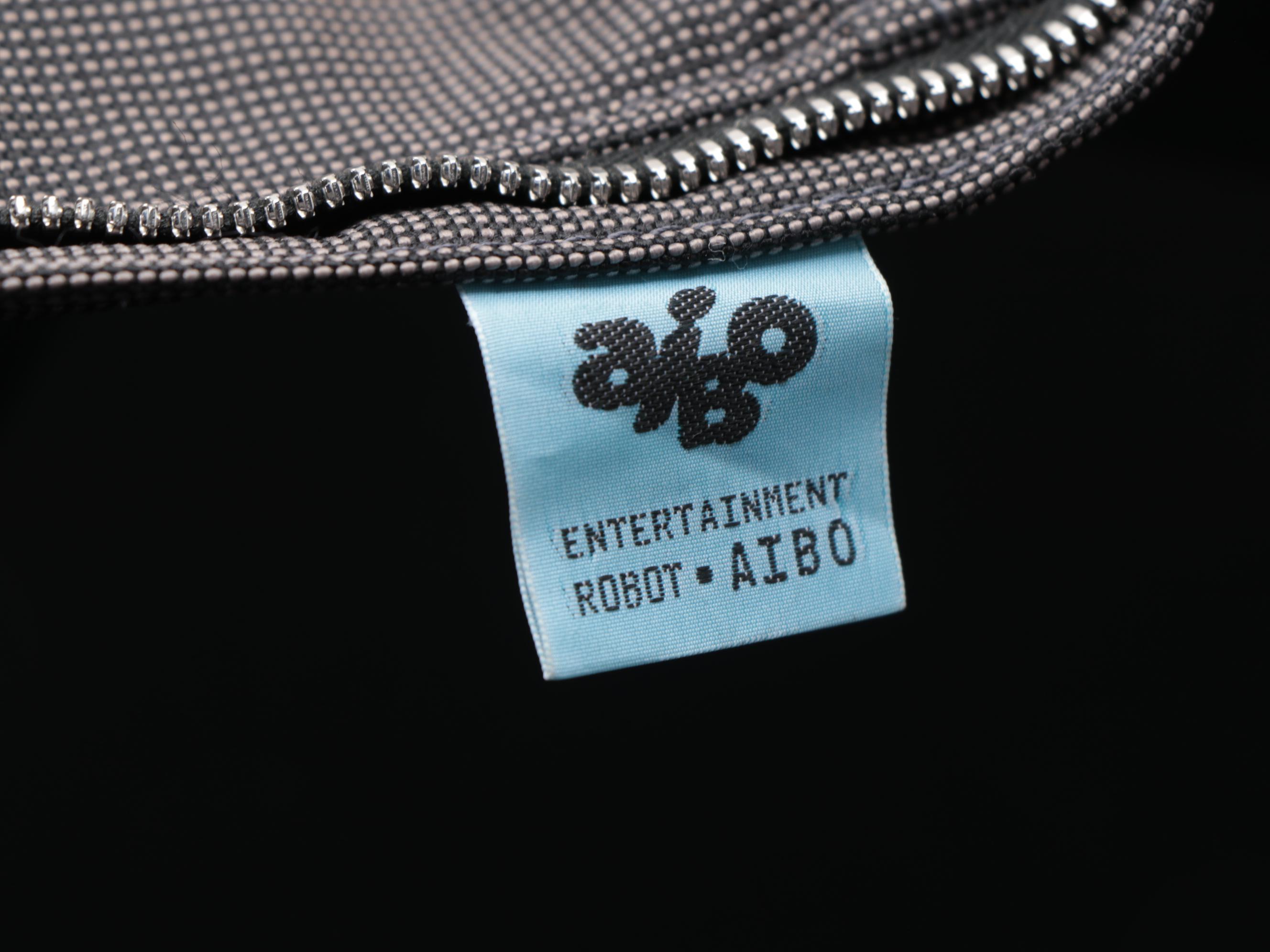 Hermès AIBO Carry Case in Cotton Canvas with Leather Trim