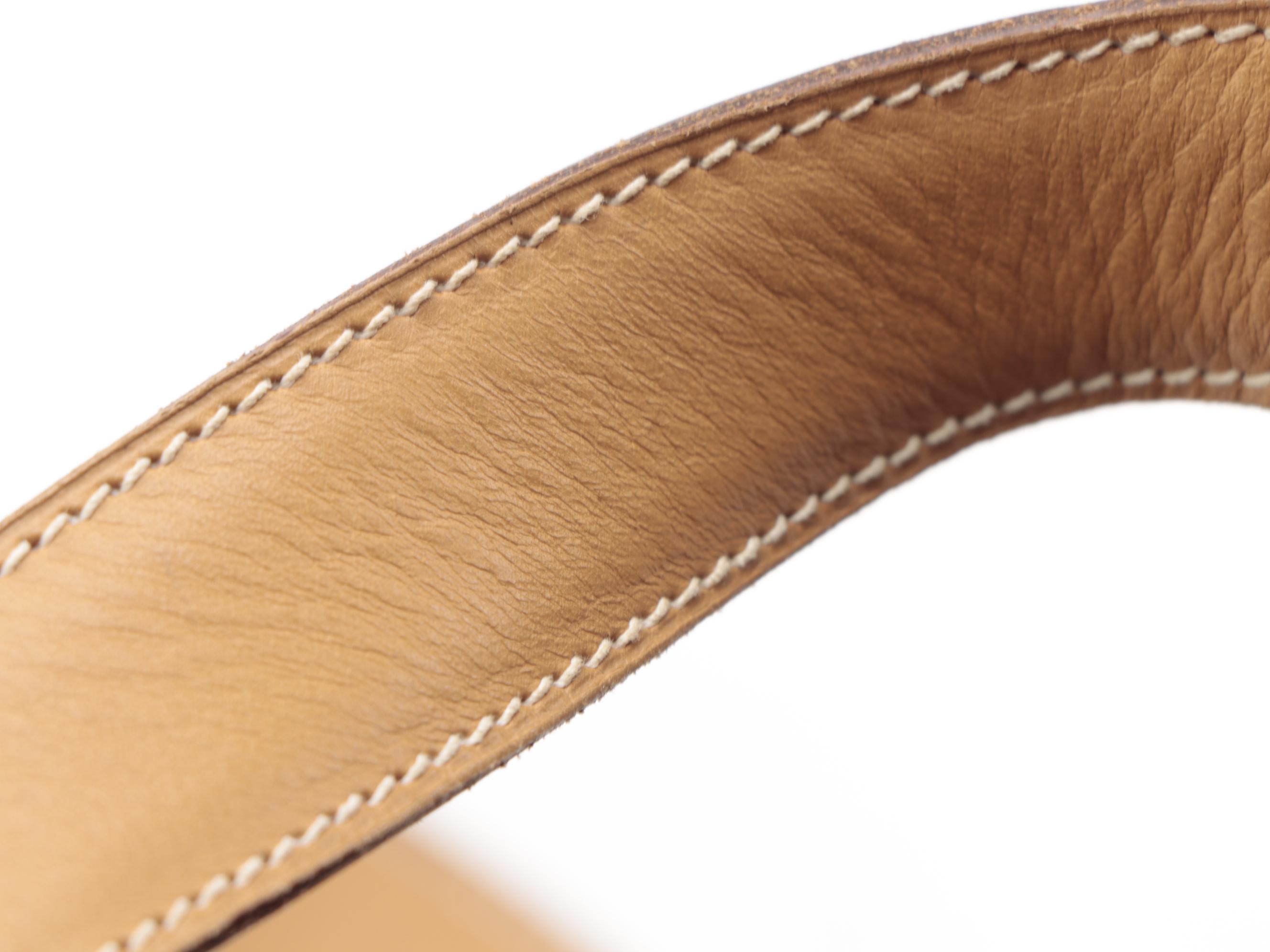 Hermès AIBO Carry Case in Cotton Canvas with Leather Trim