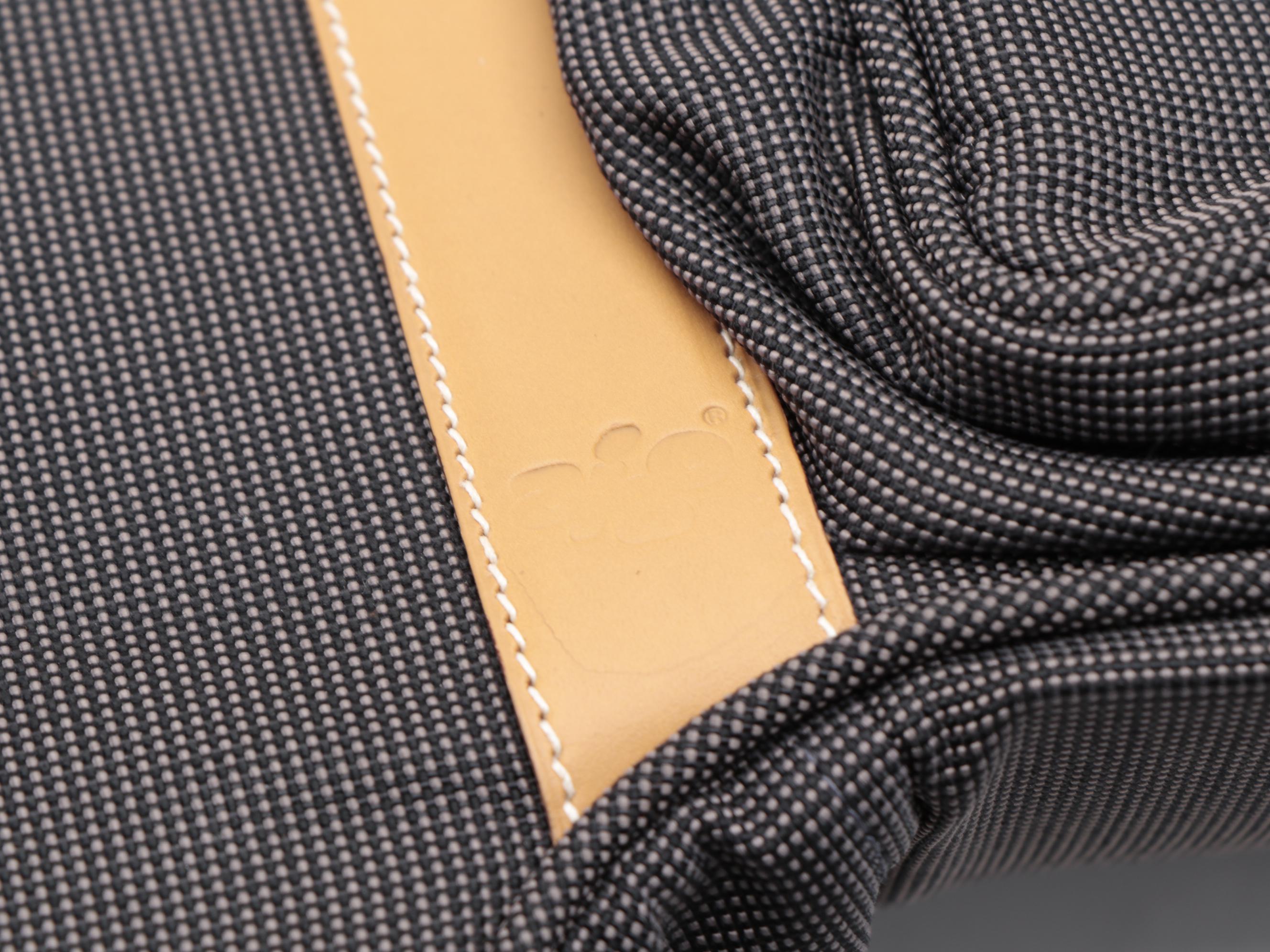 Hermès AIBO Carry Case in Cotton Canvas with Leather Trim