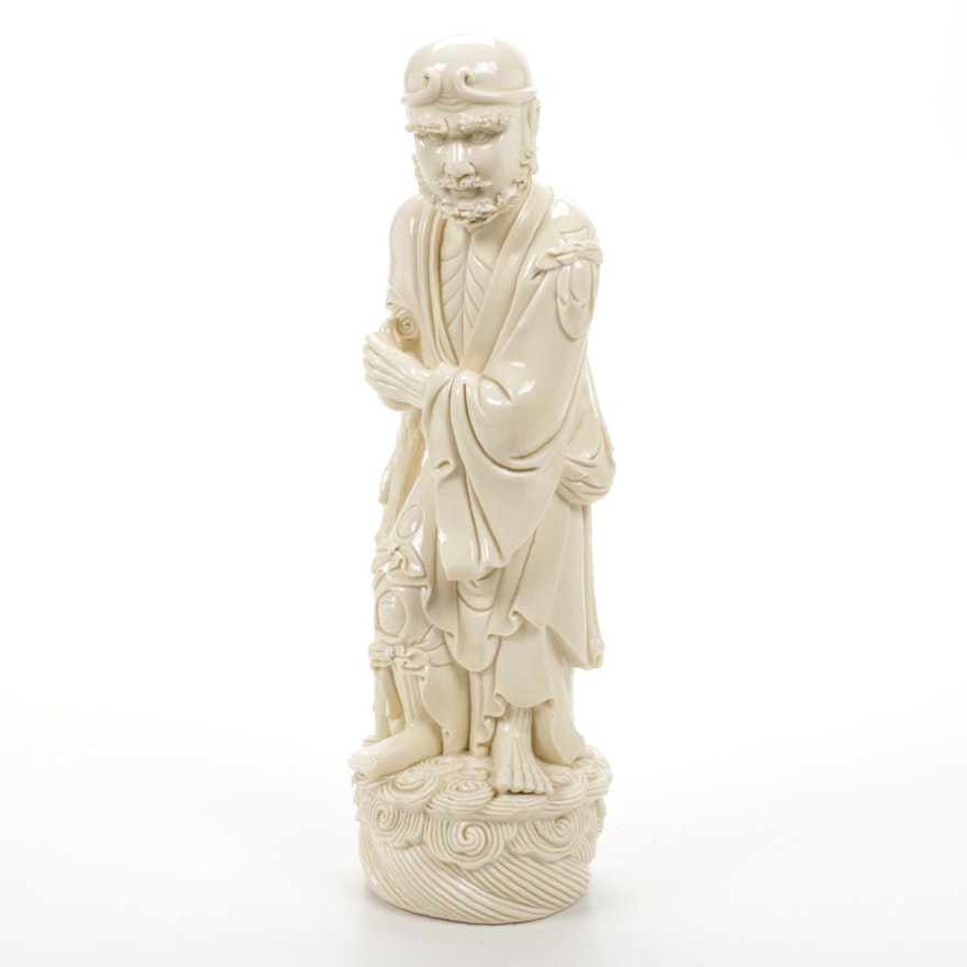Pocelain Chinese Figural Sculpture
