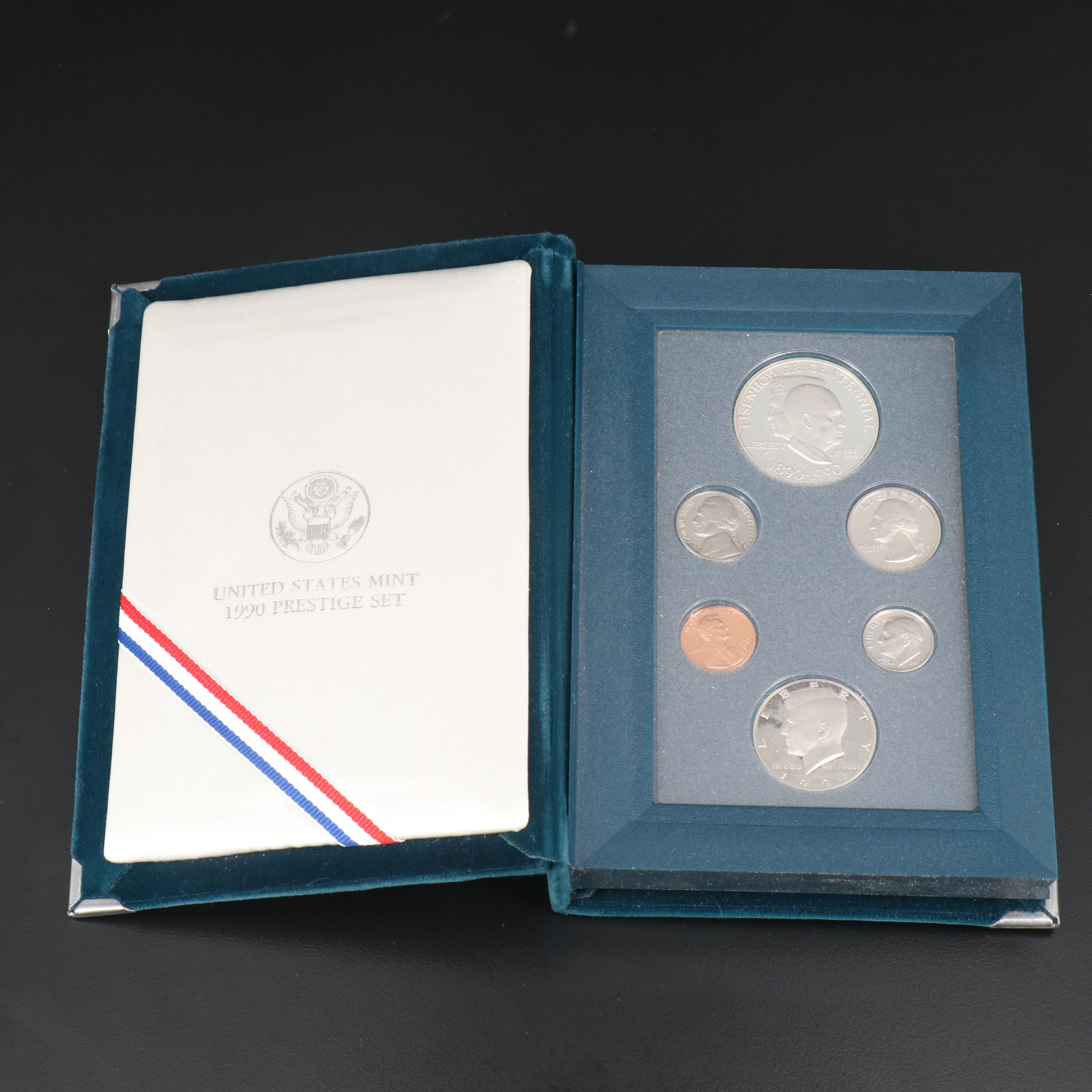 Five U.S. Mint Prestige Coin Sets