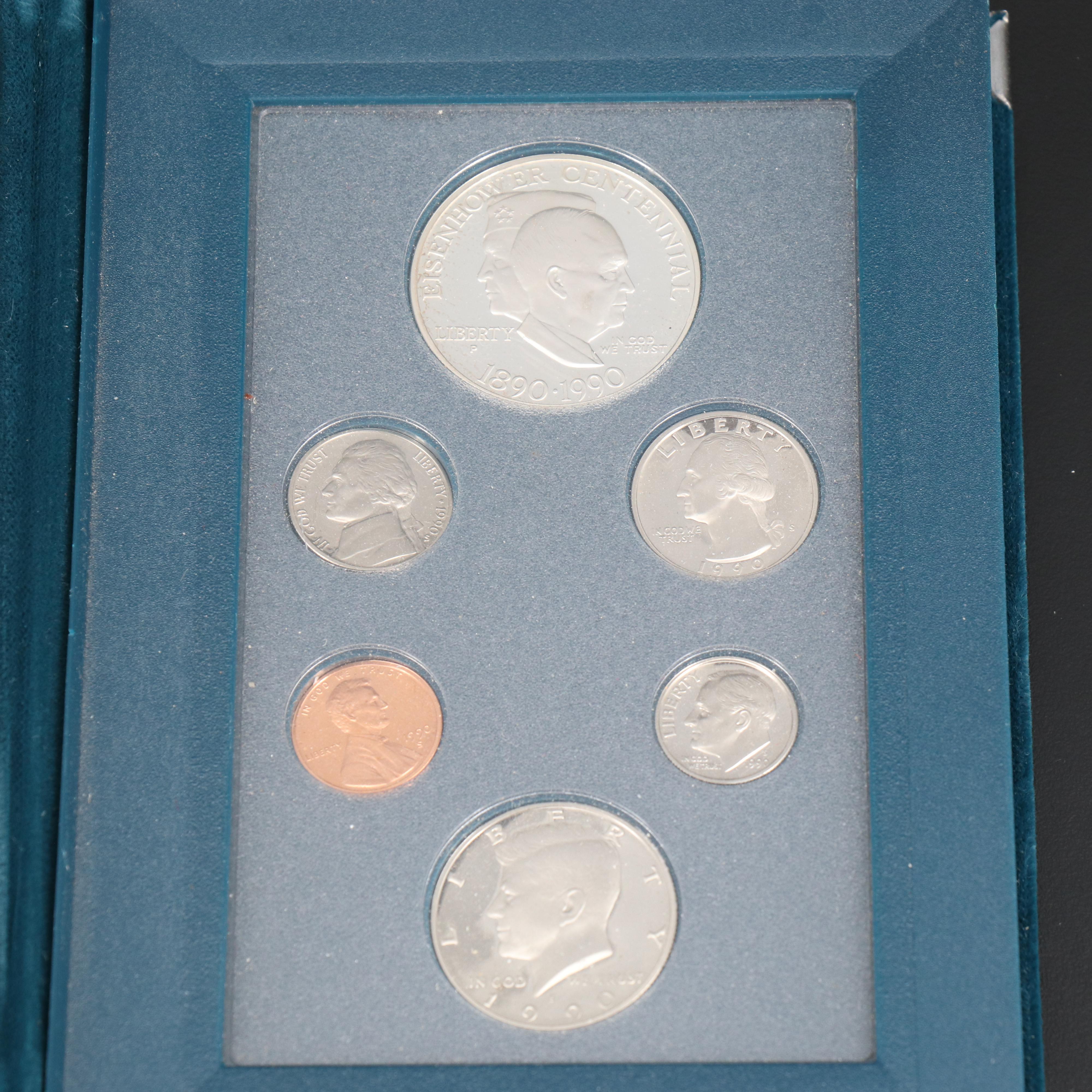 Five U.S. Mint Prestige Coin Sets