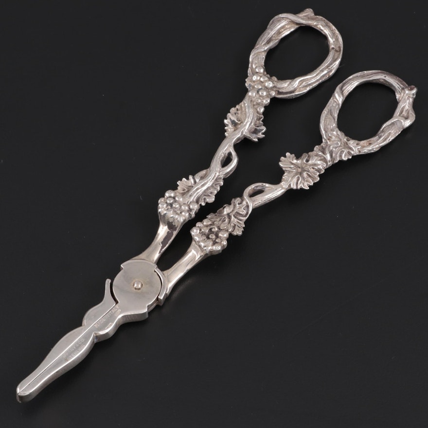 Tiffany & Co. Sterling Silver Grape Shears, Mid to Late 20th Century