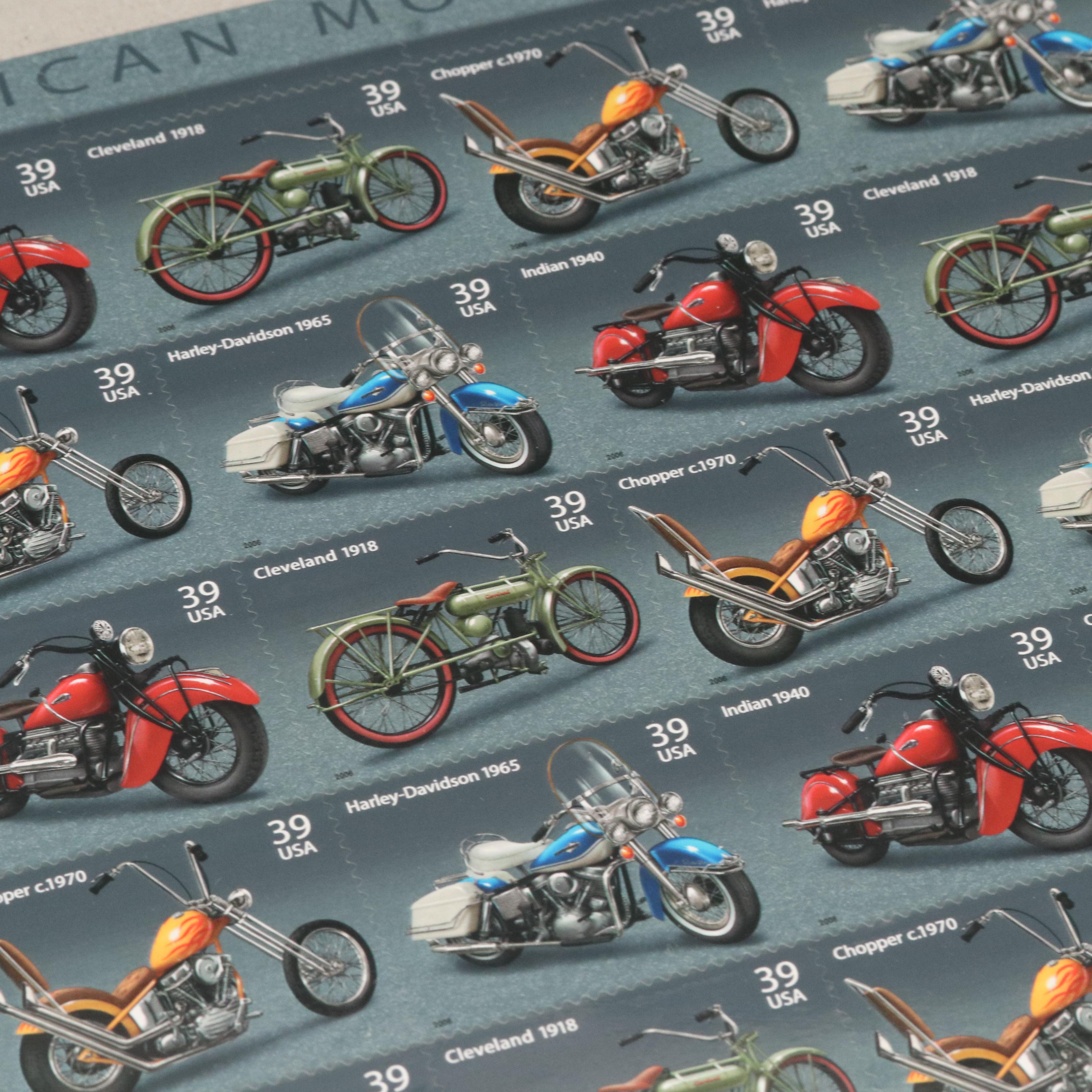 Twenty U.S. Postage Stamp Souvenir Sheets