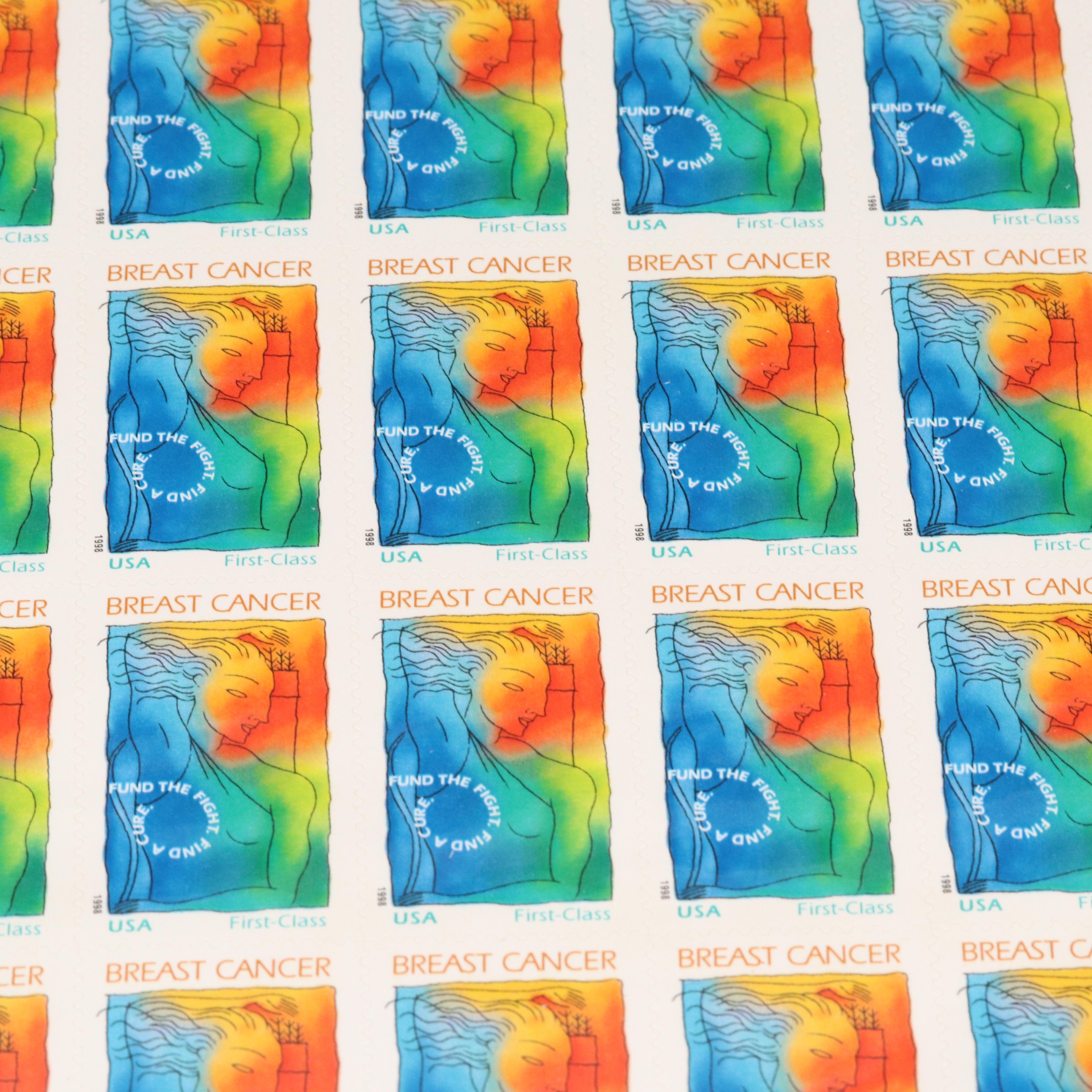 Twenty U.S. Postage Stamp Souvenir Sheets