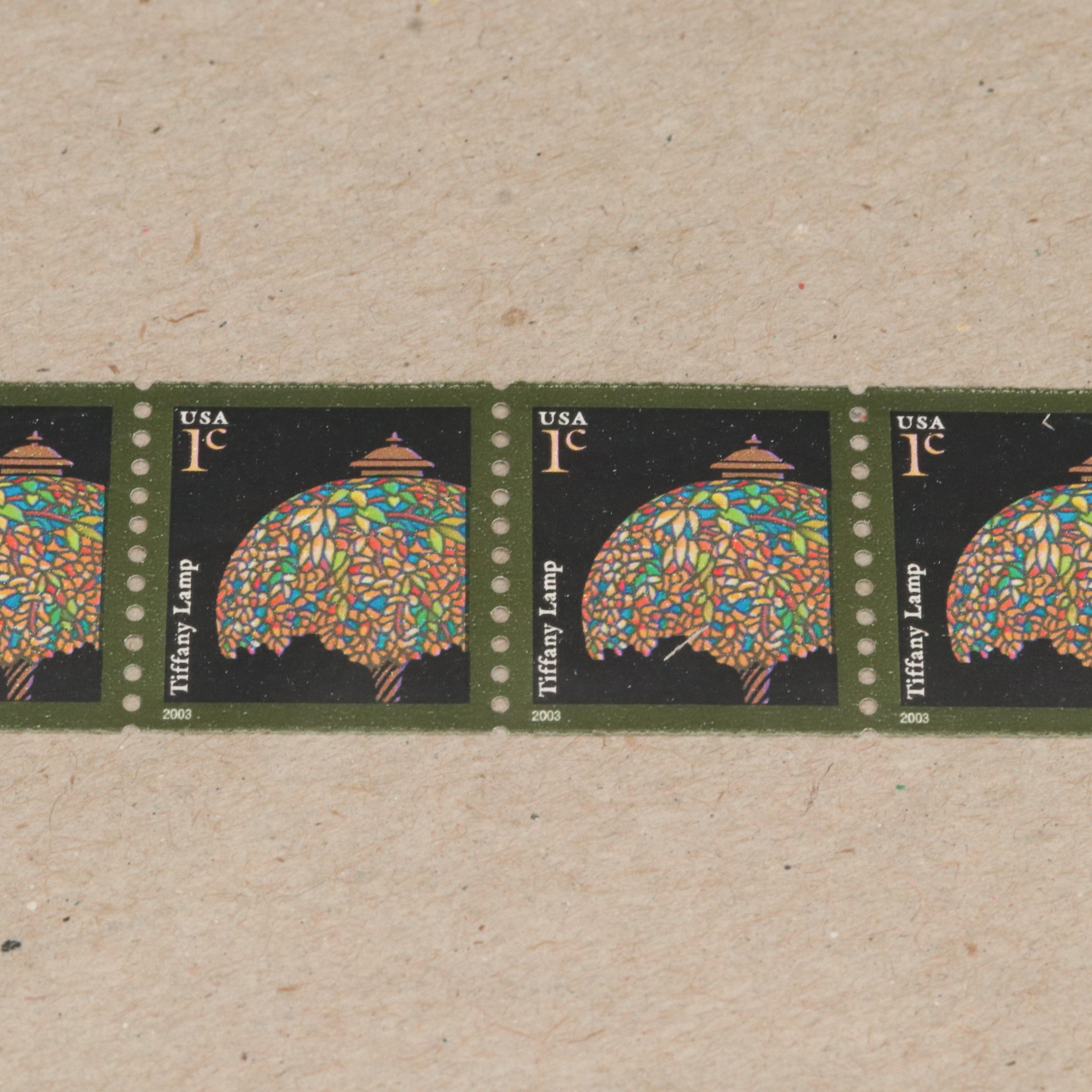 Twenty U.S. Postage Stamp Souvenir Sheets