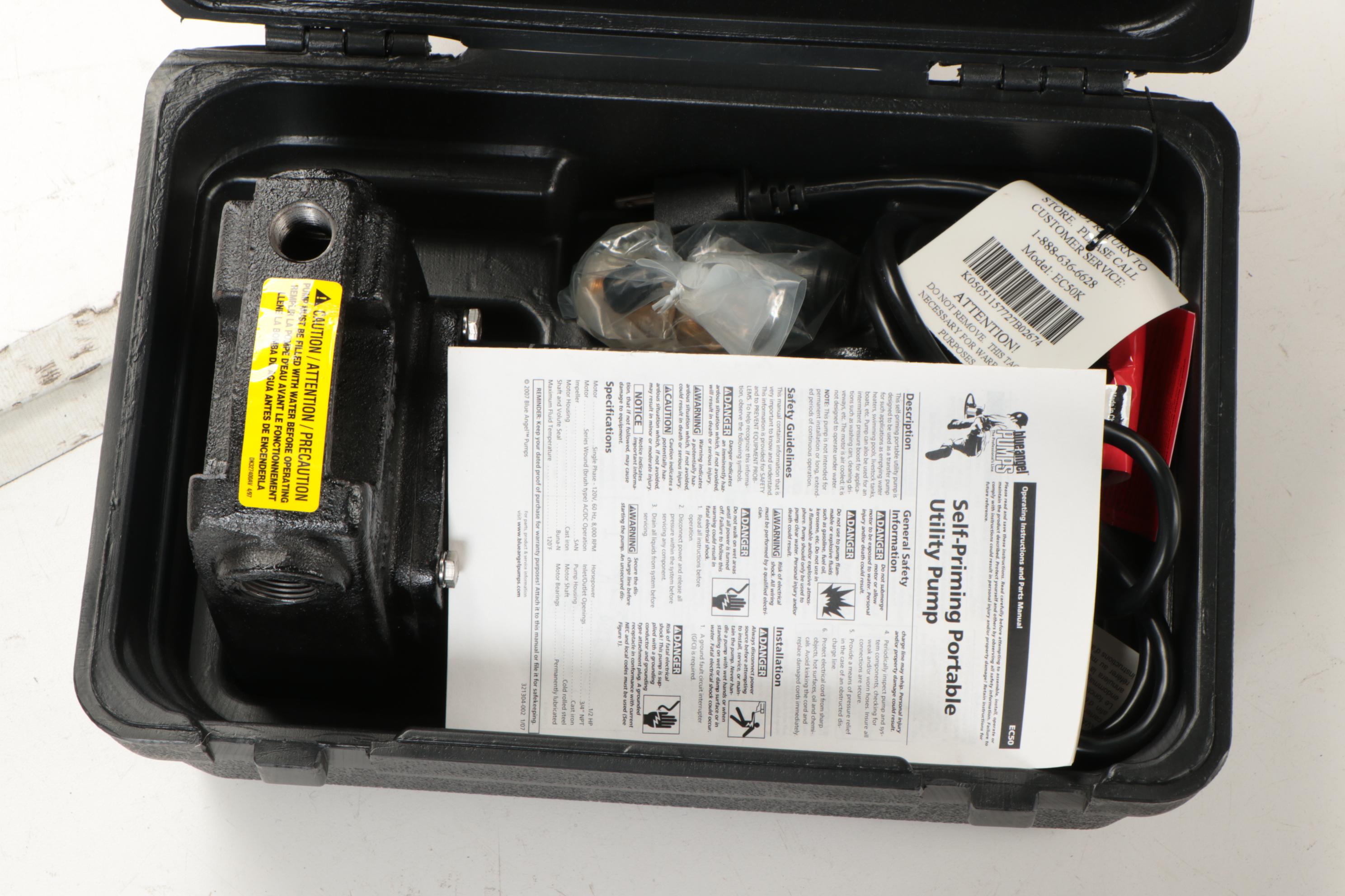 Blue Angel Pumps EC50K Transfer Utility Pump Kit, Contemporary