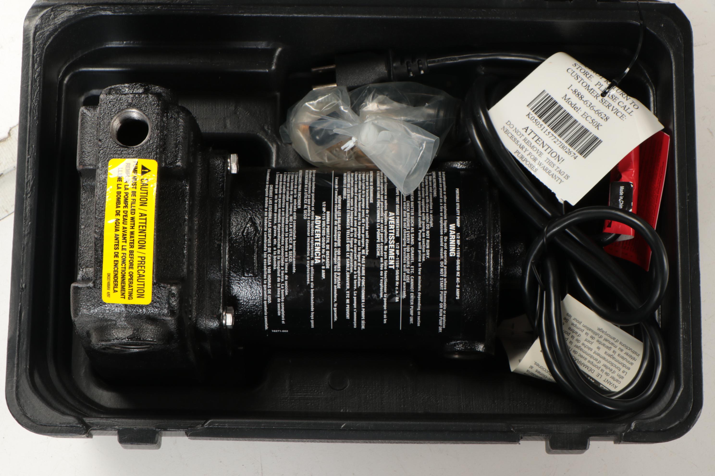 Blue Angel Pumps EC50K Transfer Utility Pump Kit, Contemporary