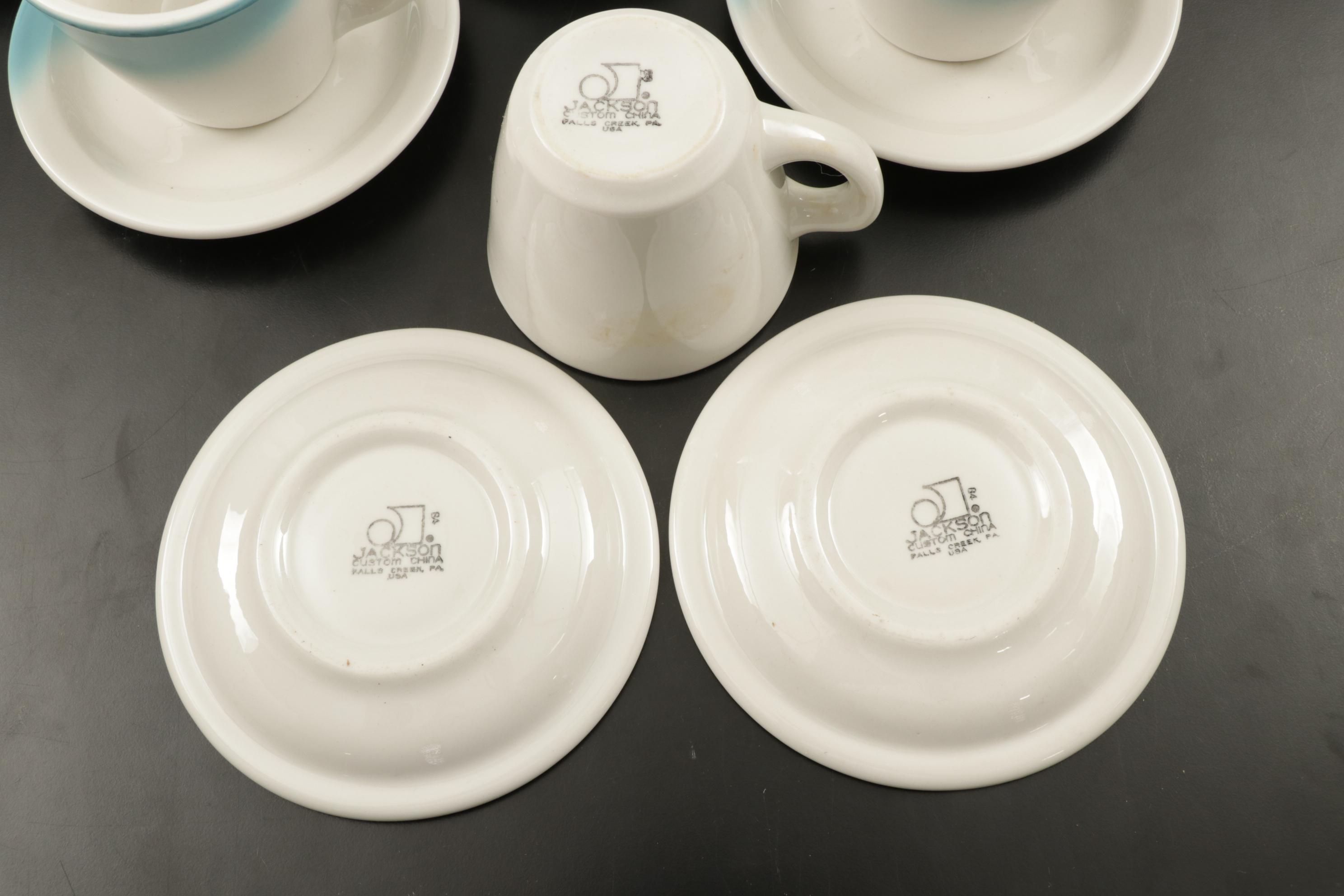 Jackson Custom China Ceramic Dinnerware, Mid-20th Century