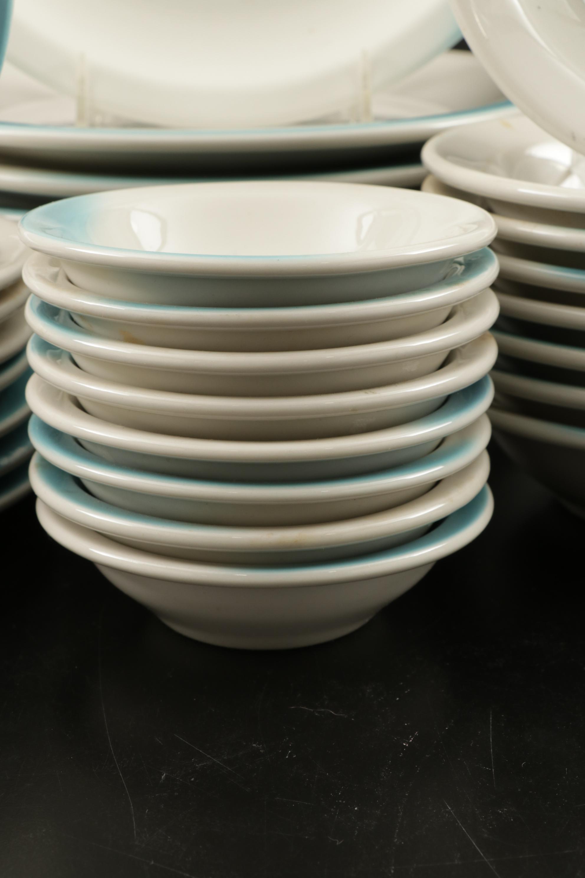 Jackson Custom China Ceramic Dinnerware, Mid-20th Century