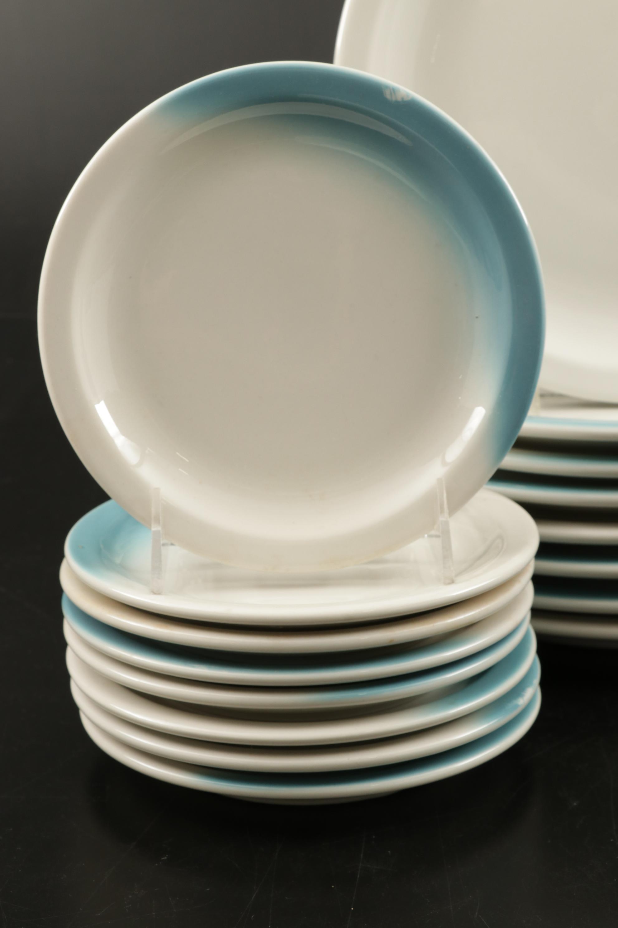 Jackson Custom China Ceramic Dinnerware, Mid-20th Century