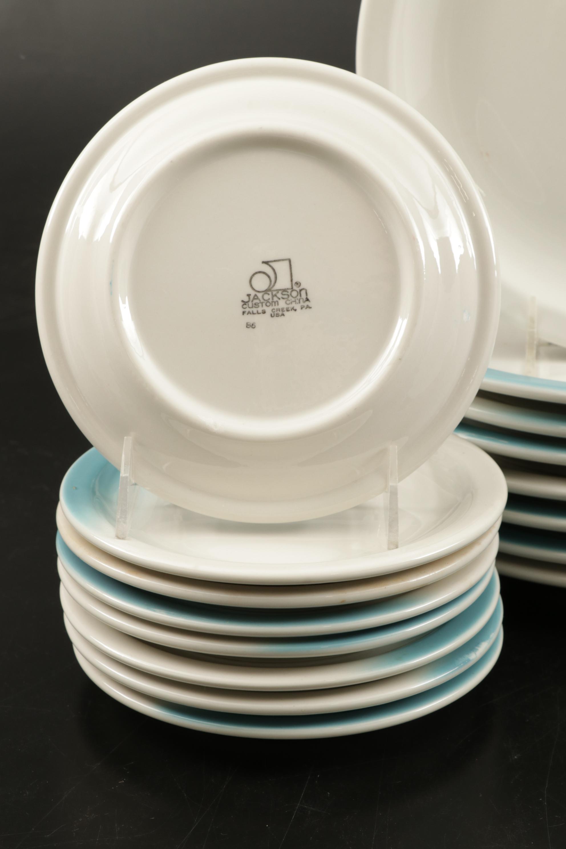 Jackson Custom China Ceramic Dinnerware, Mid-20th Century