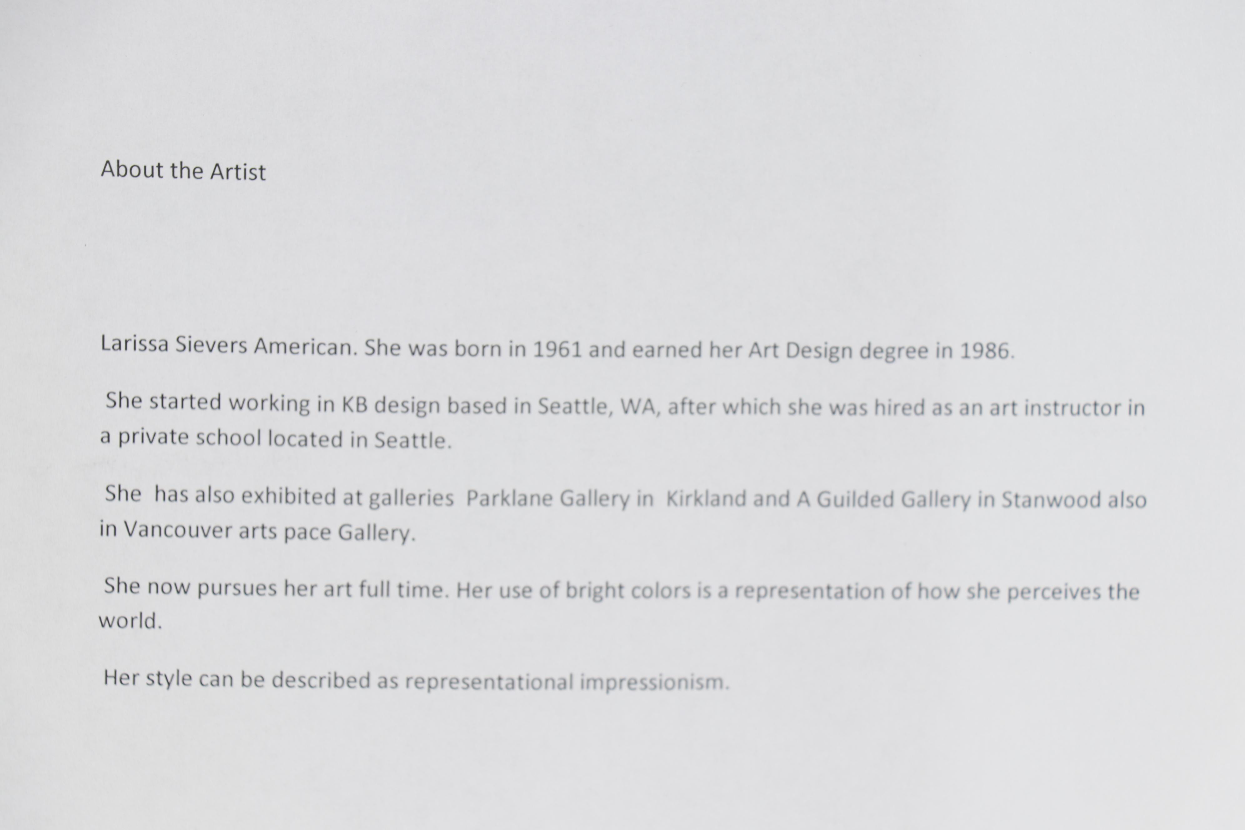 Larissa Sievers Oil Painting "Crow 'Murder'," 2021