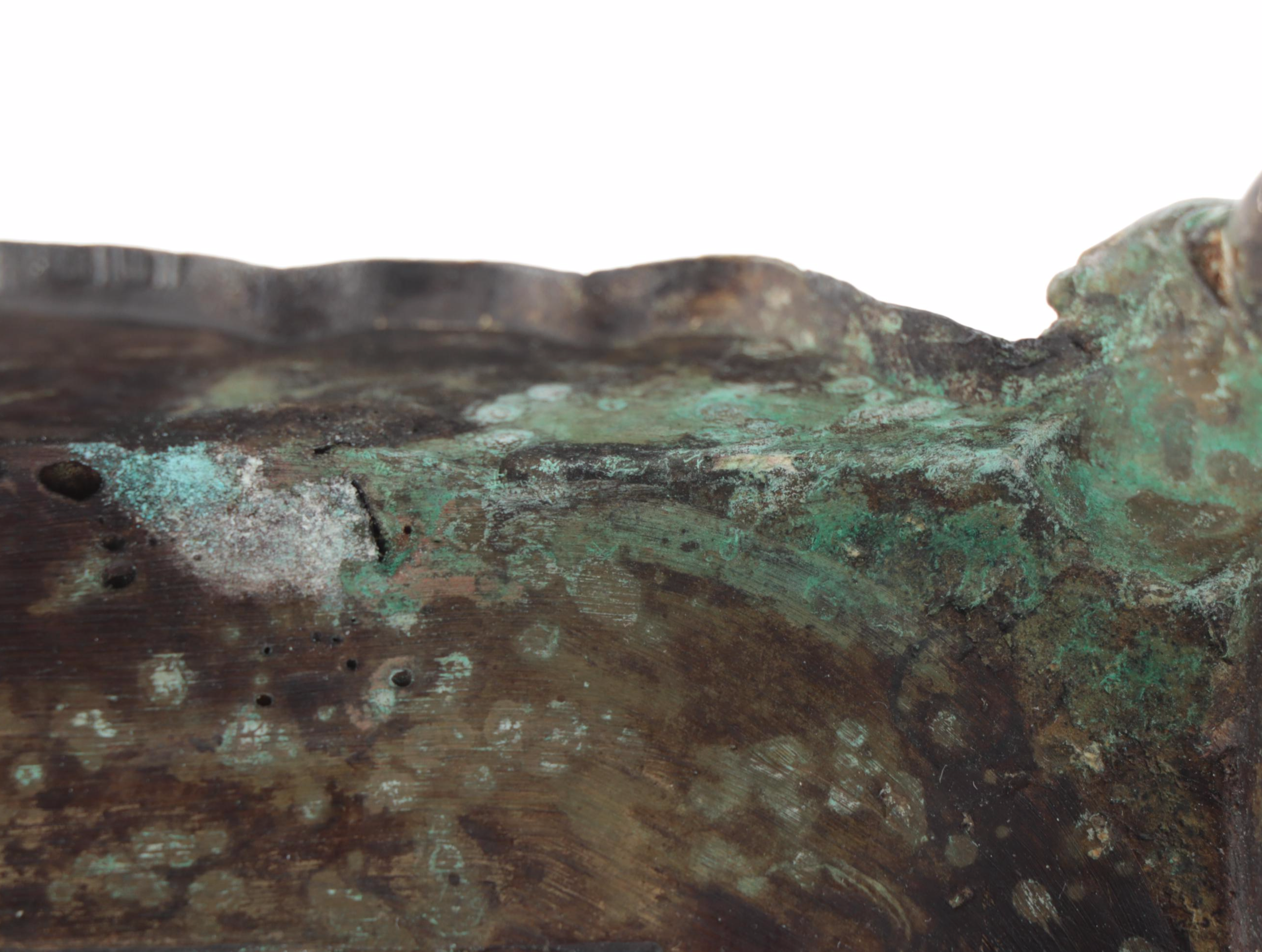 Chinese Cast Bronze Qilin Sculpture, Qing Dynasty