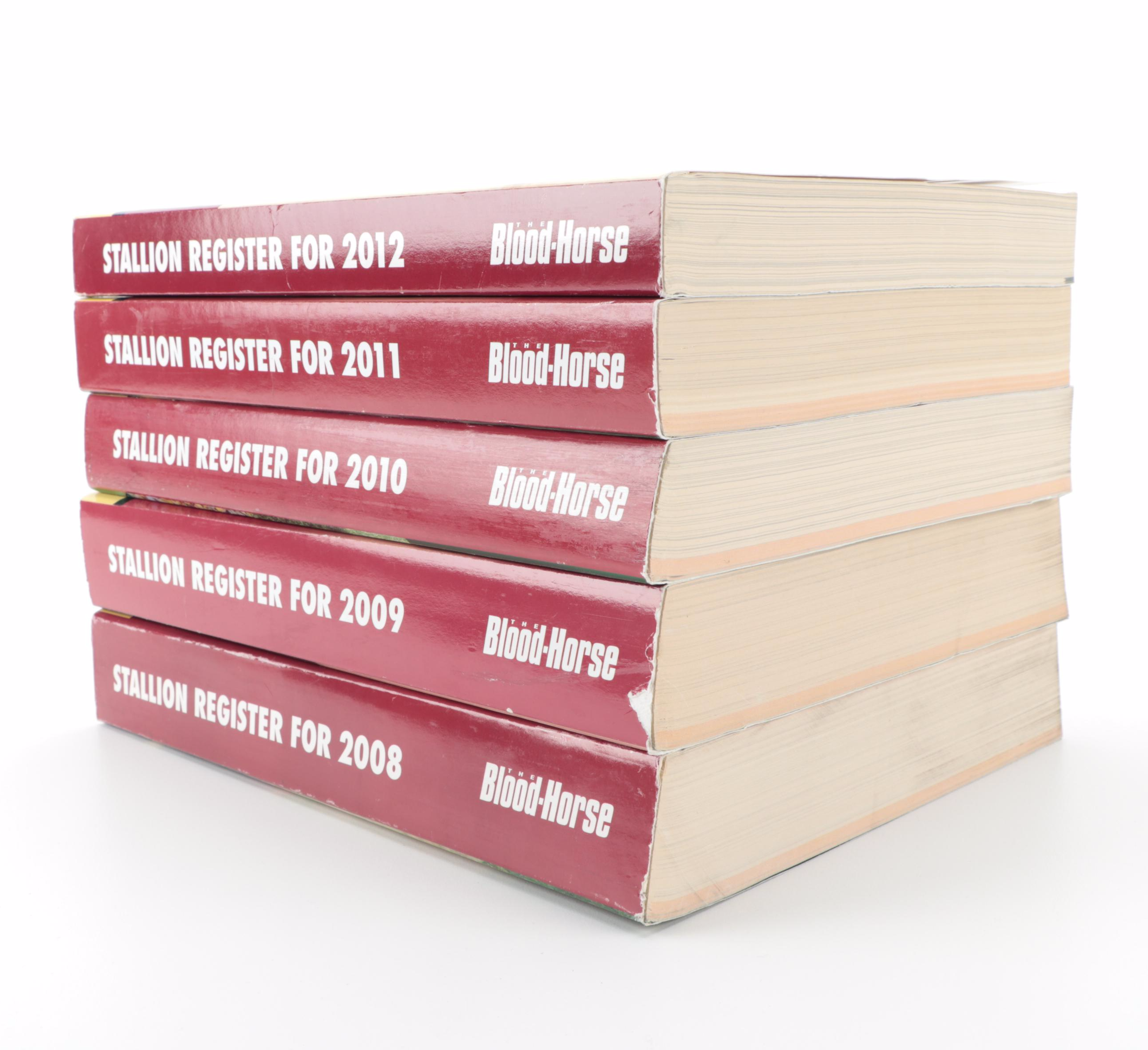 "The Blood-Horse Stallion Register," 2008–2012
