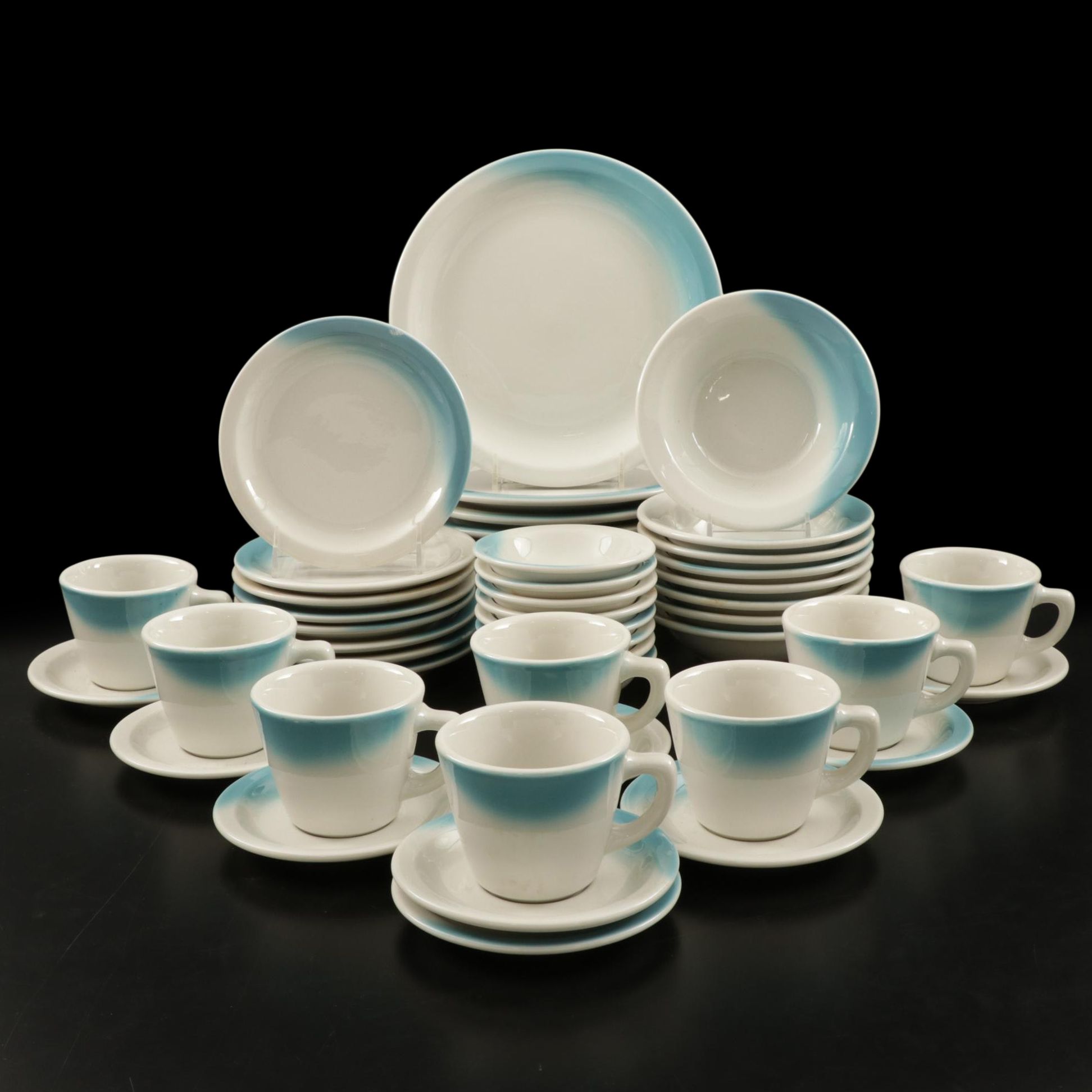 Jackson Custom China Ceramic Dinnerware, Mid-20th Century