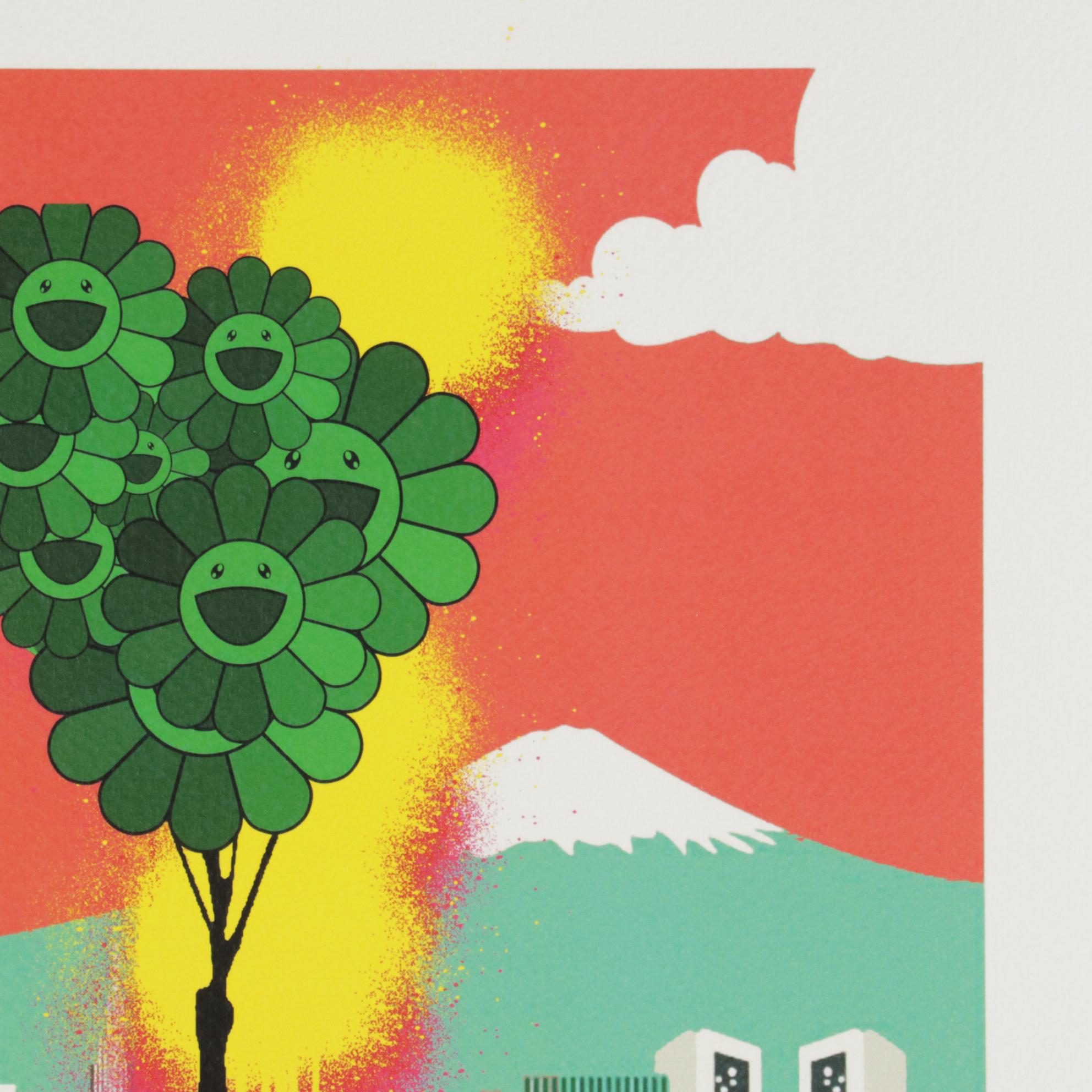 Death NYC Pop Art Graphic Prints, New York and Tokyo "Ballon Girl," 2020