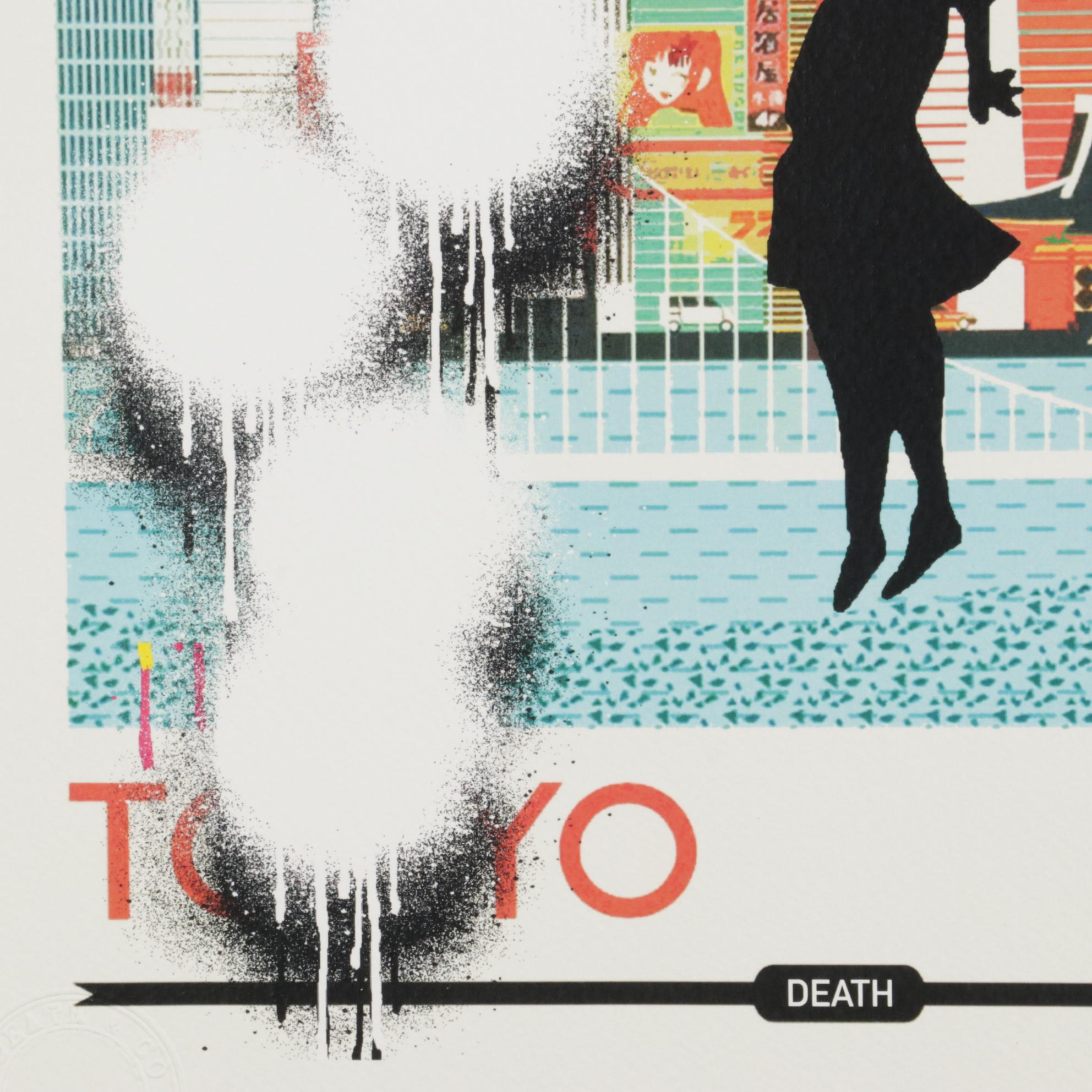 Death NYC Pop Art Graphic Prints, New York and Tokyo "Ballon Girl," 2020