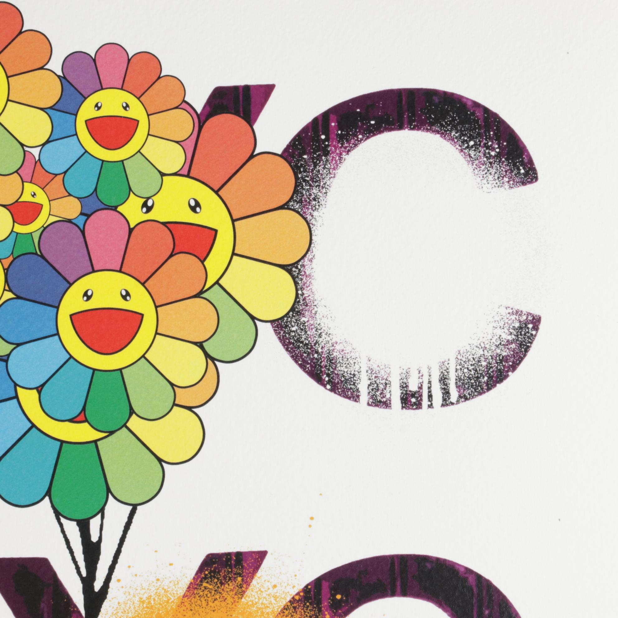 Death NYC Pop Art Graphic Prints, New York and Tokyo "Ballon Girl," 2020