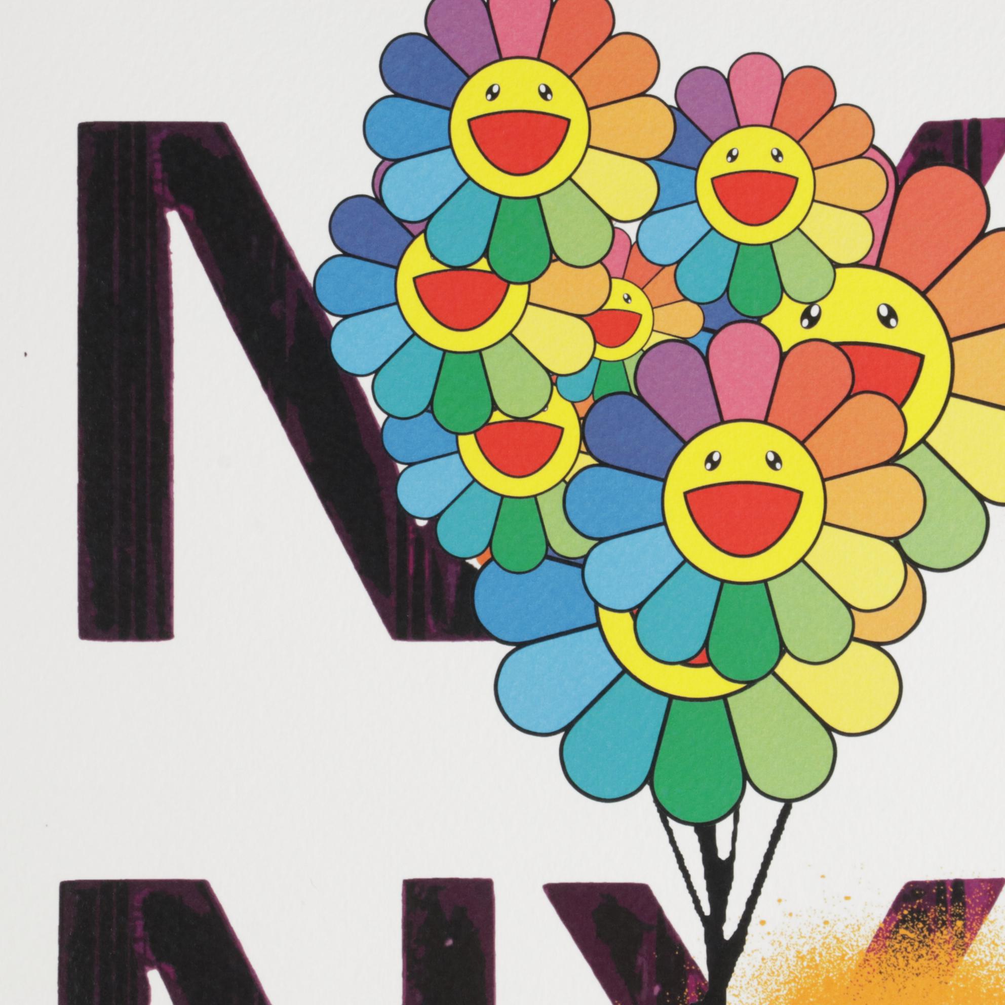 Death NYC Pop Art Graphic Prints, New York and Tokyo "Ballon Girl," 2020