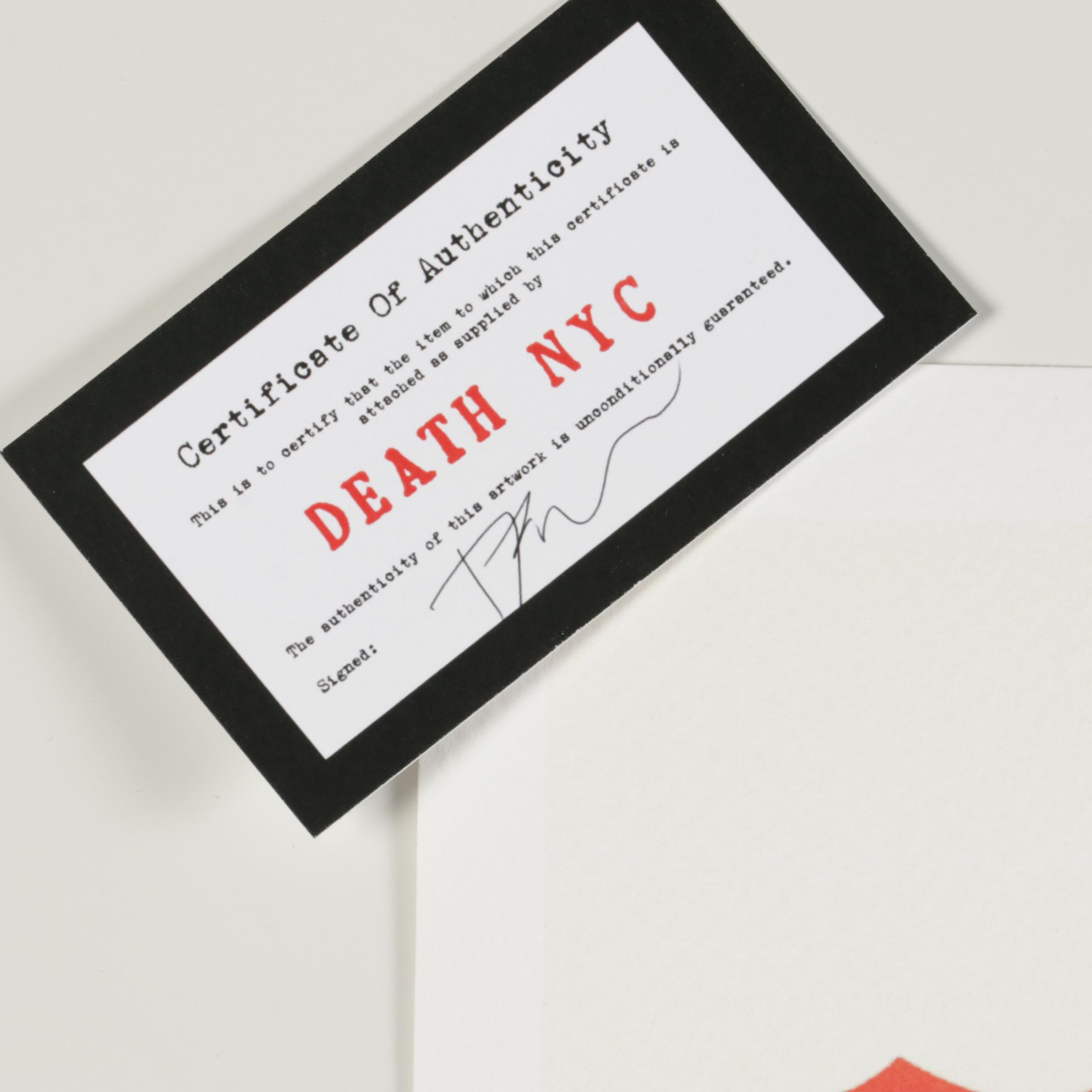 Death NYC Pop Art Graphic Prints, New York and Tokyo "Ballon Girl," 2020