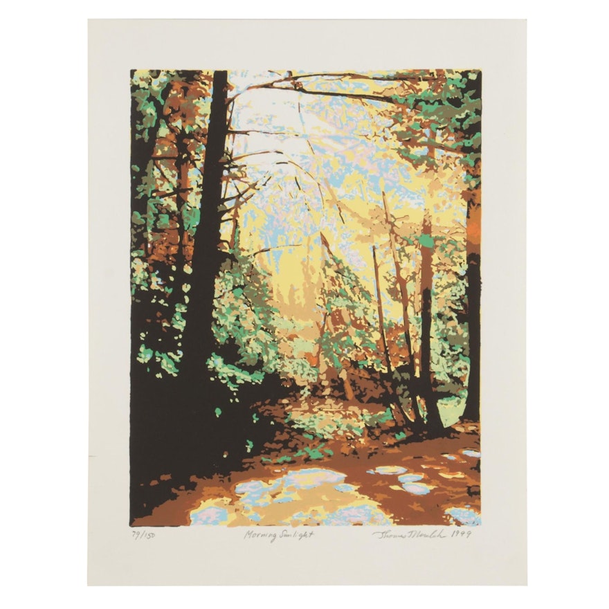 Thomas Norulak Serigraph "Morning Sunlight," 1999