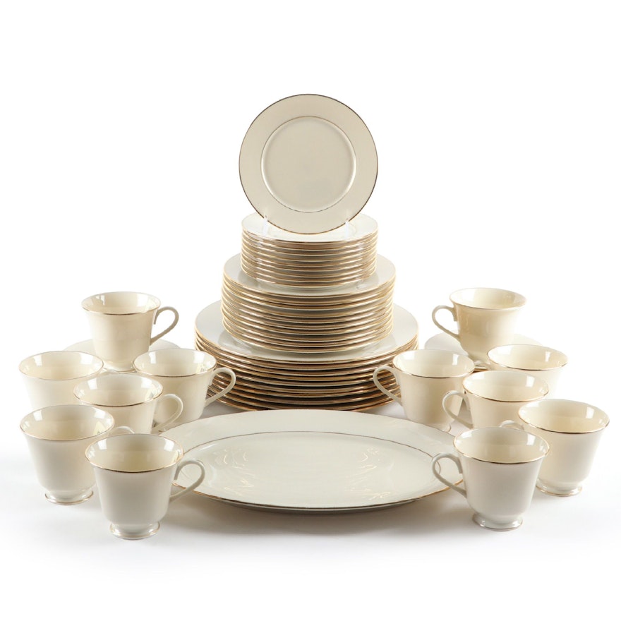 Lenox "Hayworth" Gold Trimmed China Dinnerware, 1982–2010