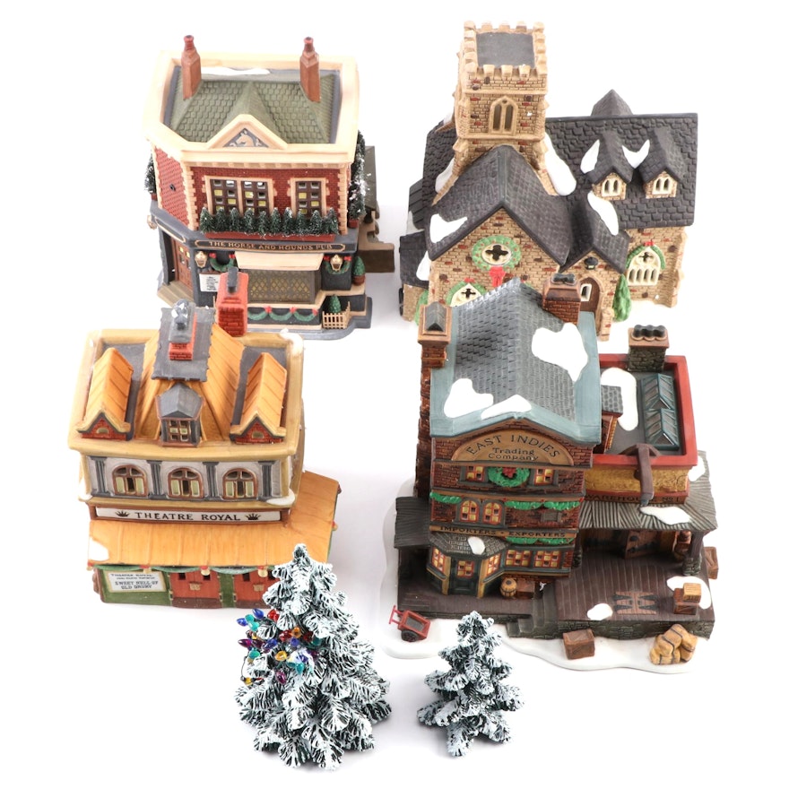Department 56 "Dickens' Village" Porcelain Buildings and Accessories