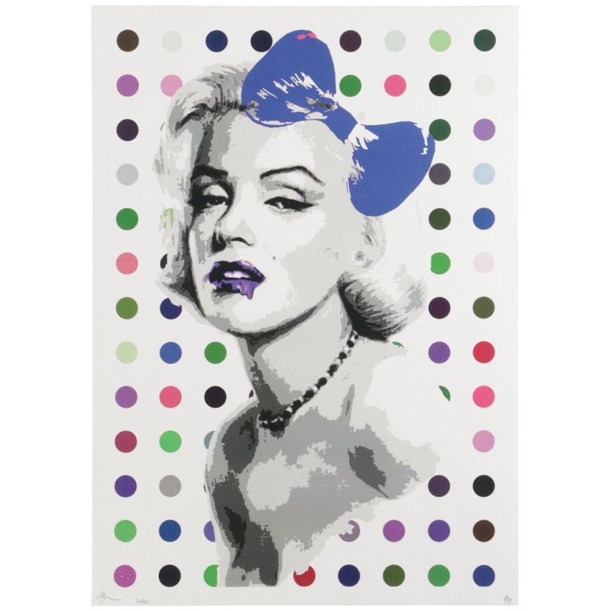 Death NYC Pop Art Graphic Print of Marilyn Monroe, 2020
