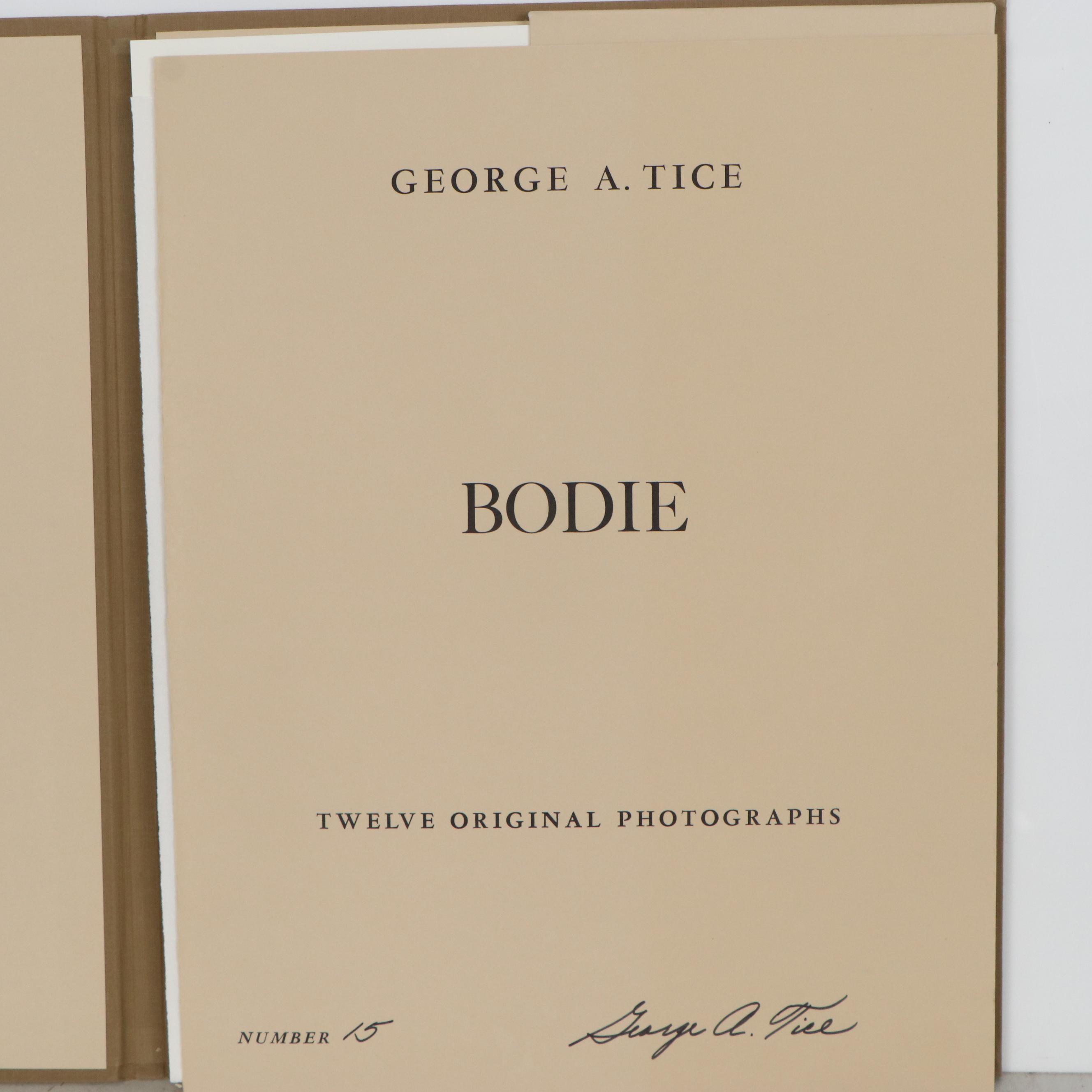 George A. Tice Silver Gelatin Portfolio "Bodie," 1971