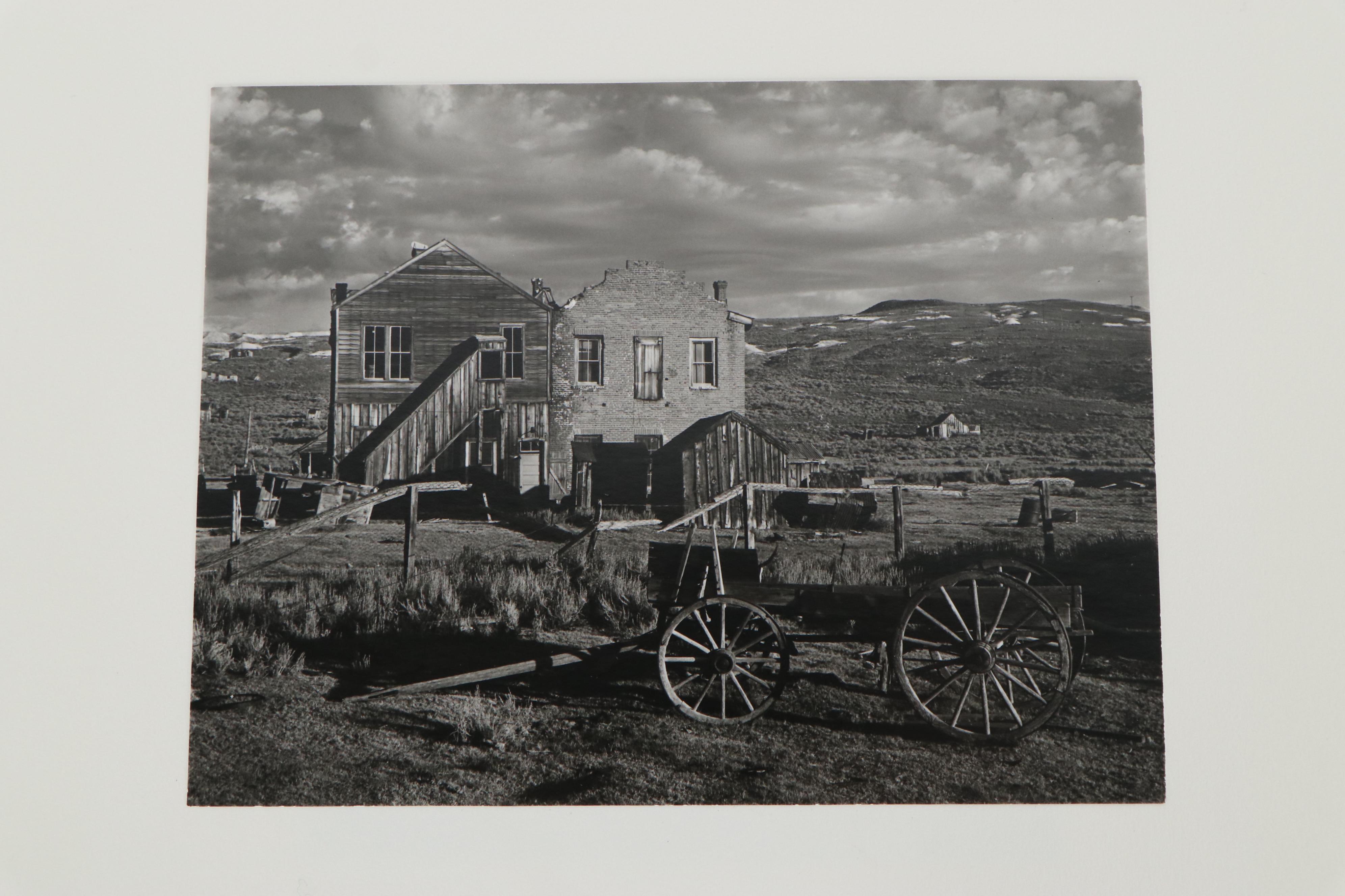 George A. Tice Silver Gelatin Portfolio "Bodie," 1971