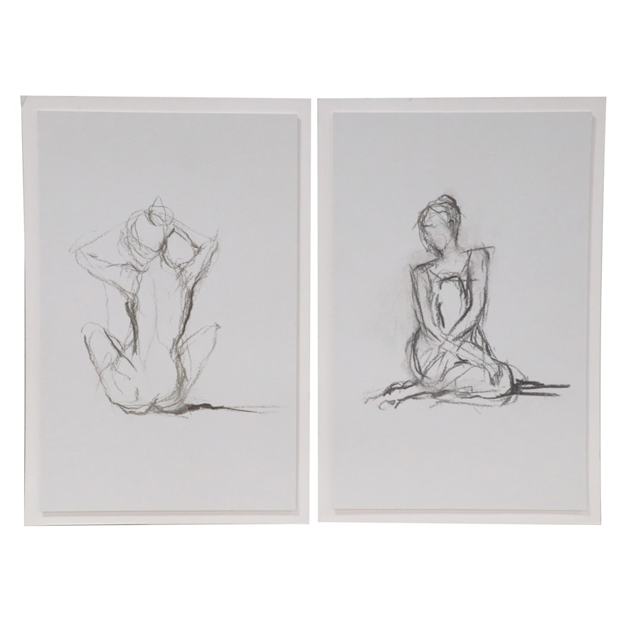Figurative Offset Lithographs after Elsie Green, Late 20th Century