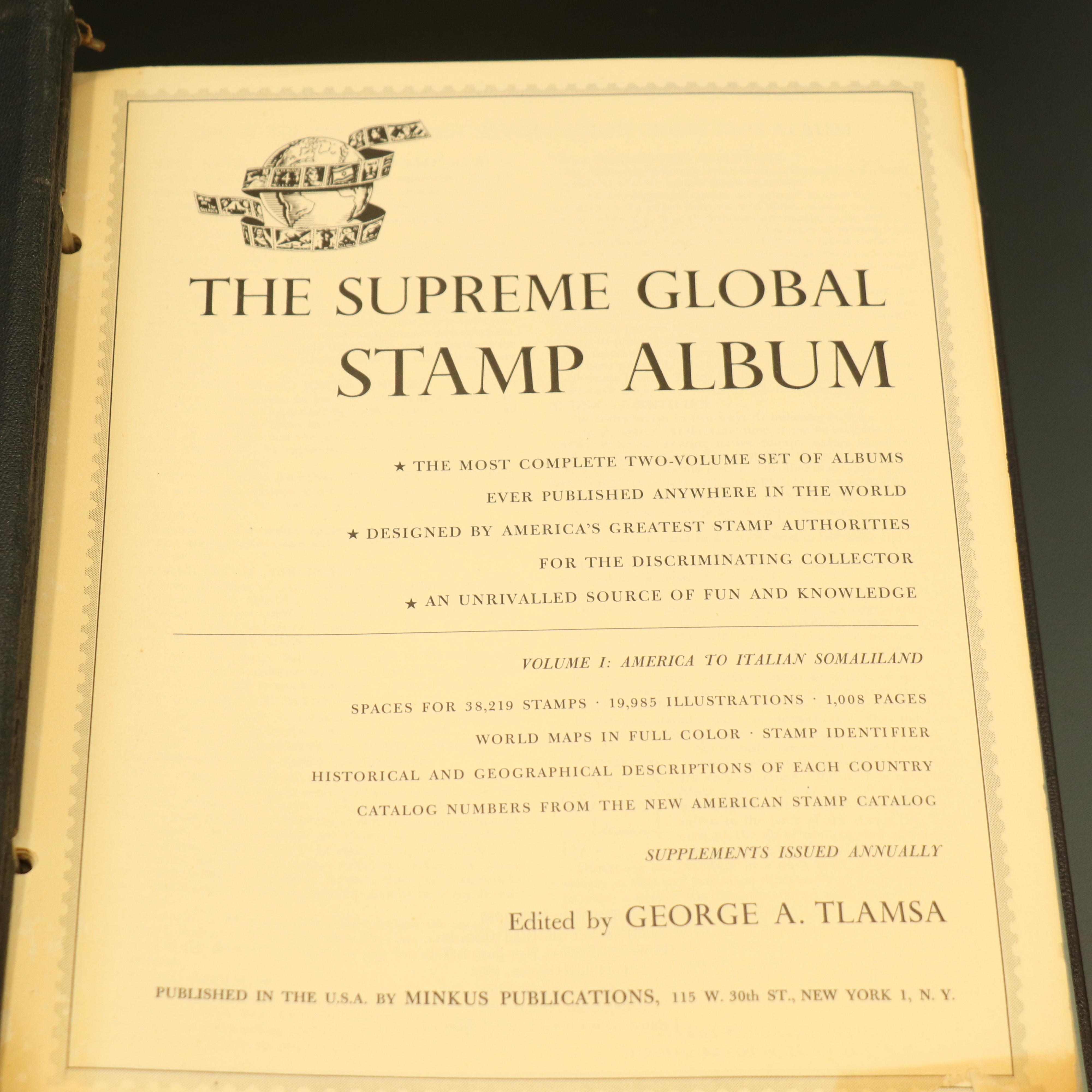 "The Supreme Global Stamp Album" Postage Stamps