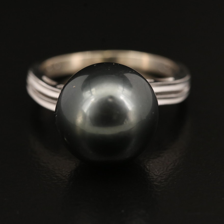 18K Pearl Ring