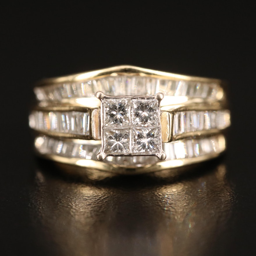 14K 1.66 CTW Diamond Ring