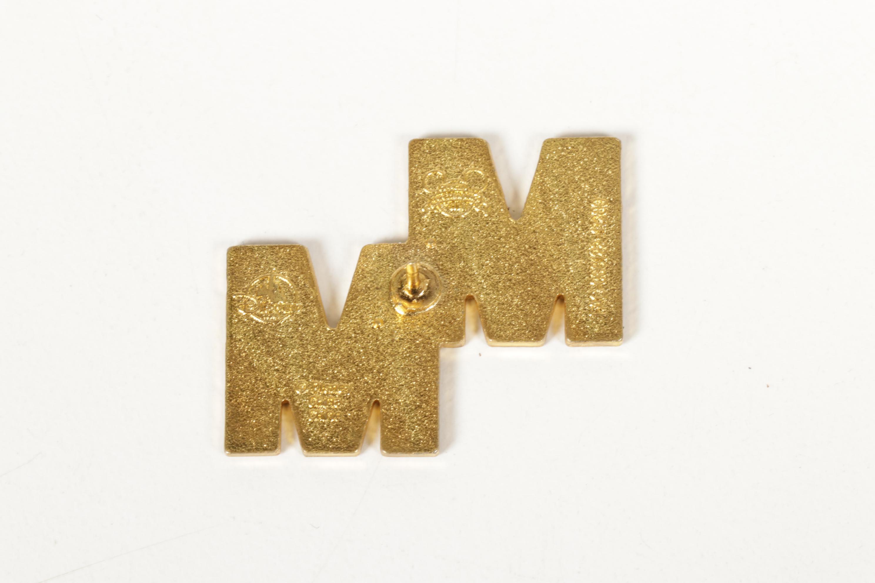 Disney Character Pinbacks Including Mickey Mouse, Pinocchio and More