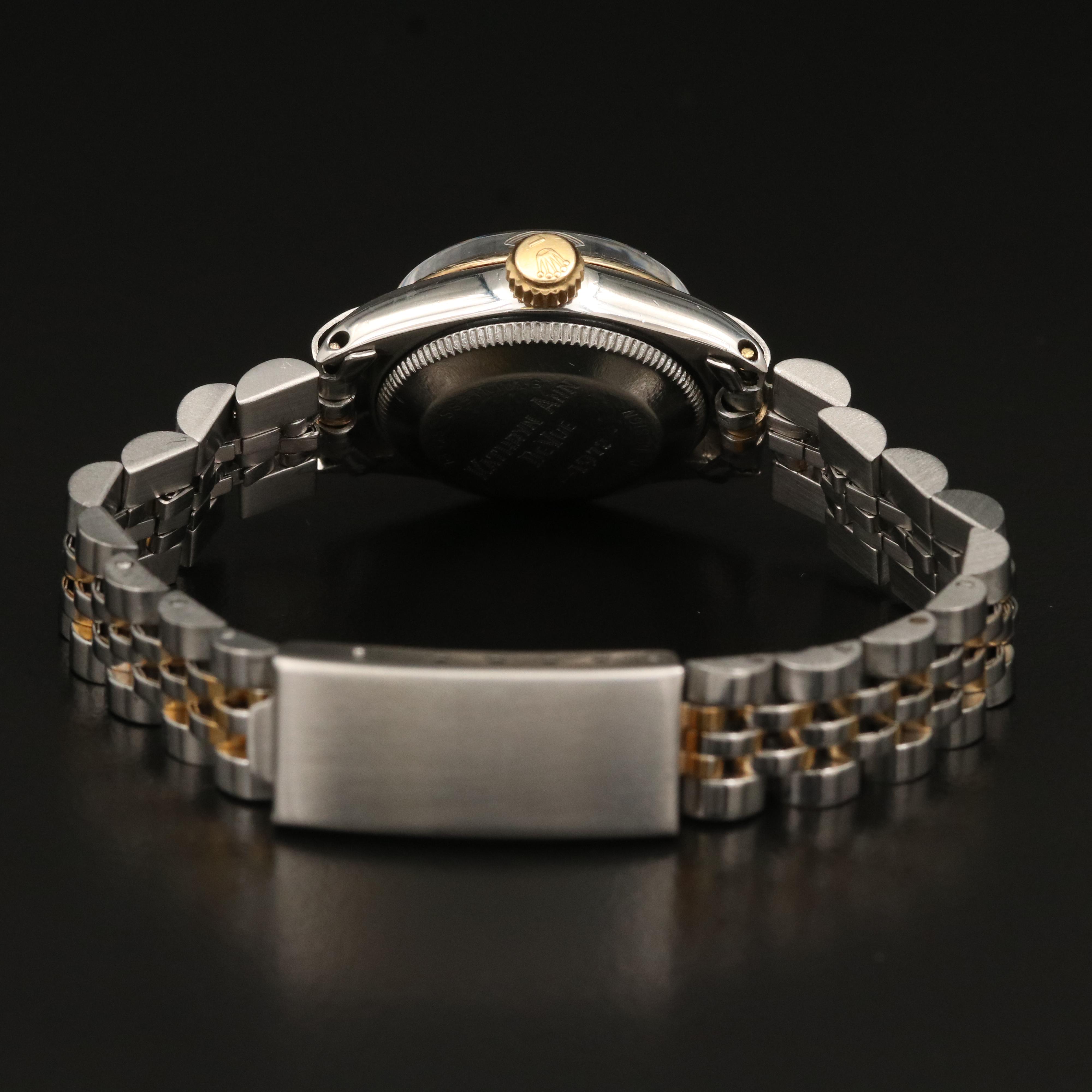 1971 Rolex "Datejust" Stainless Steel and 14K Automatic Watch