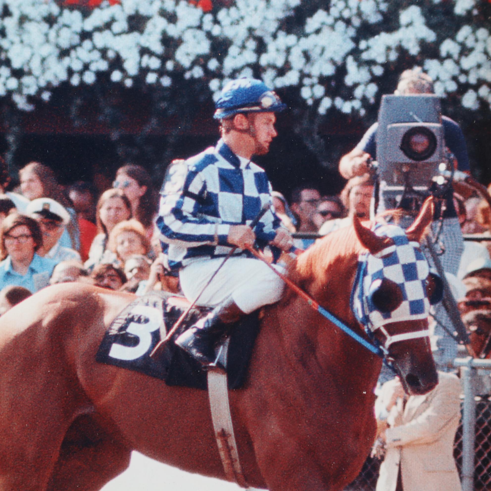 Seattle Slew Triple Crown Winner Memorabilia Collection with Secretariat Photo